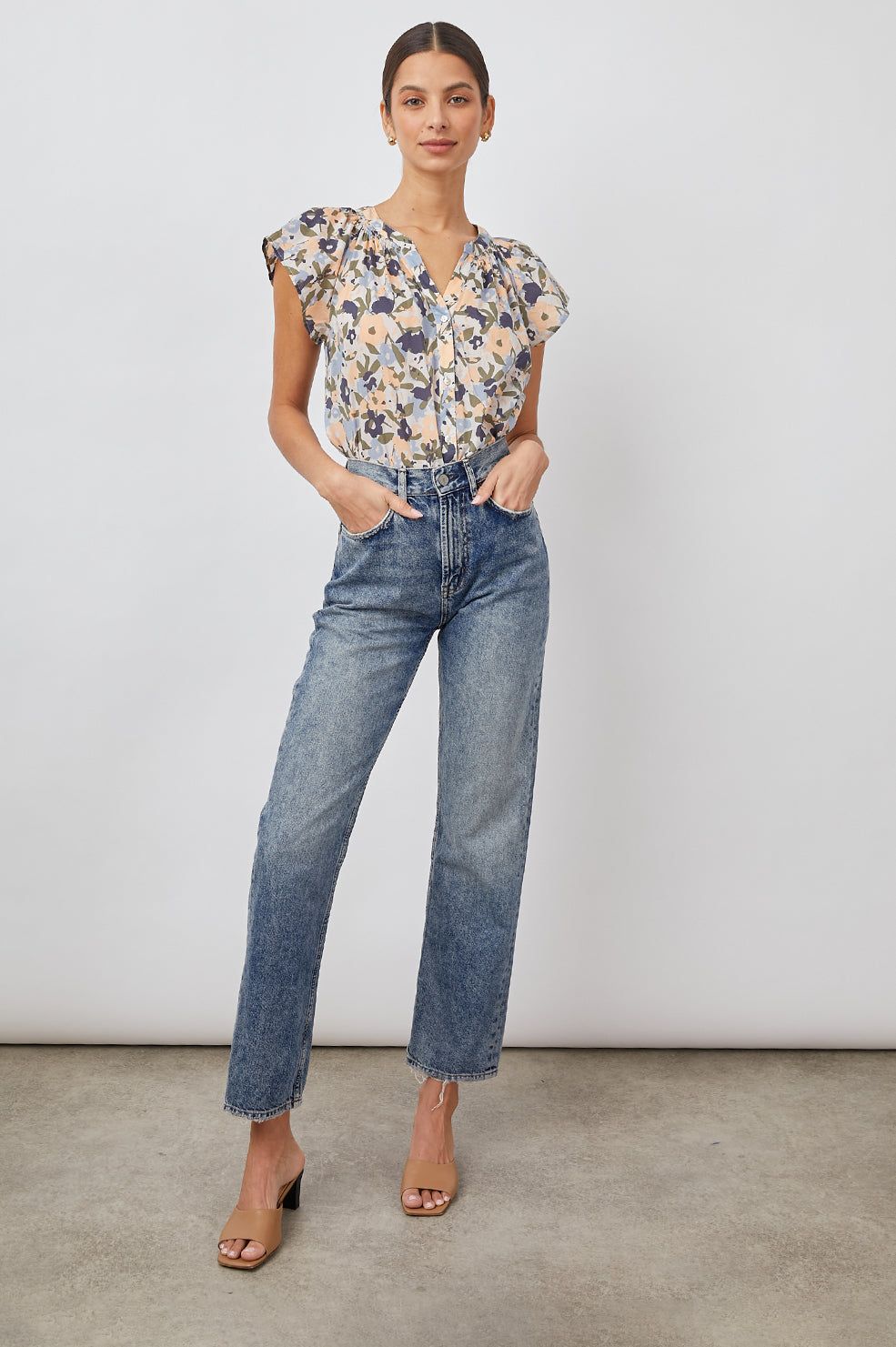 ALENA TOP - MOD FLORAL sold by Rails product image thumbnail 3