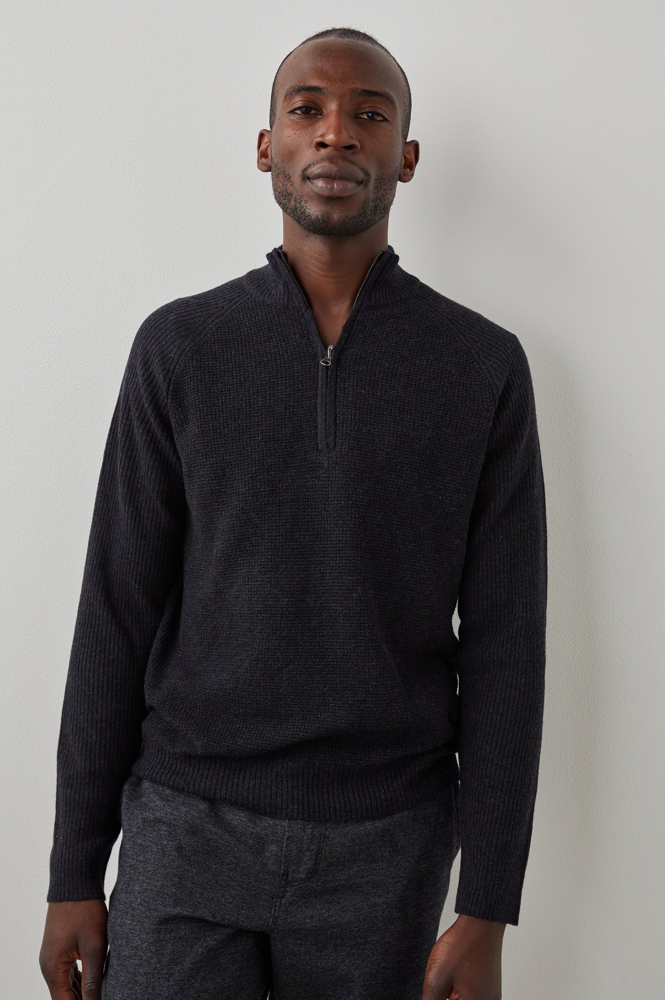 STARK QUARTER ZIP - CAST IRON sold by Rails