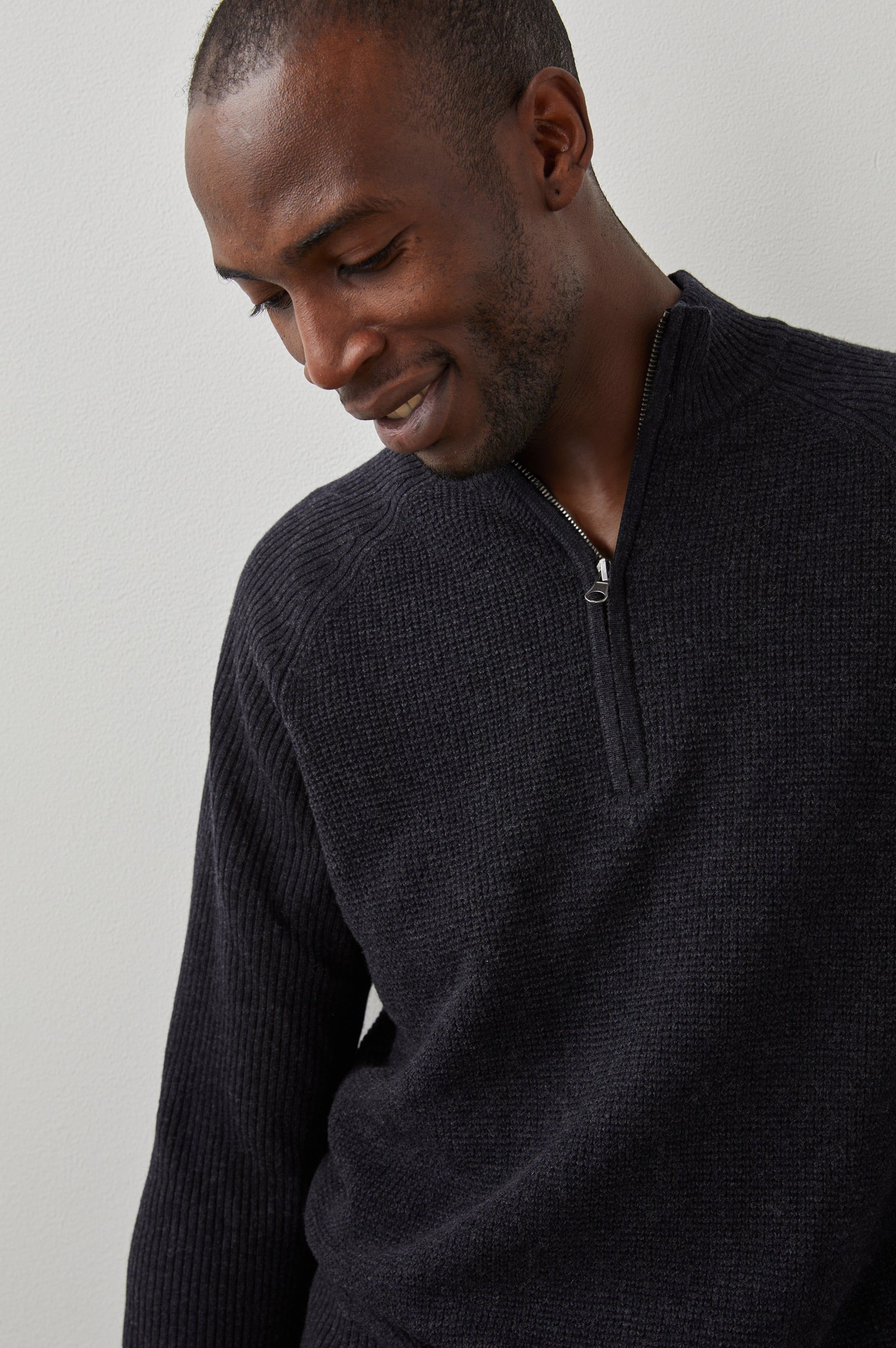 STARK QUARTER ZIP - CAST IRON sold by Rails product image thumbnail 2