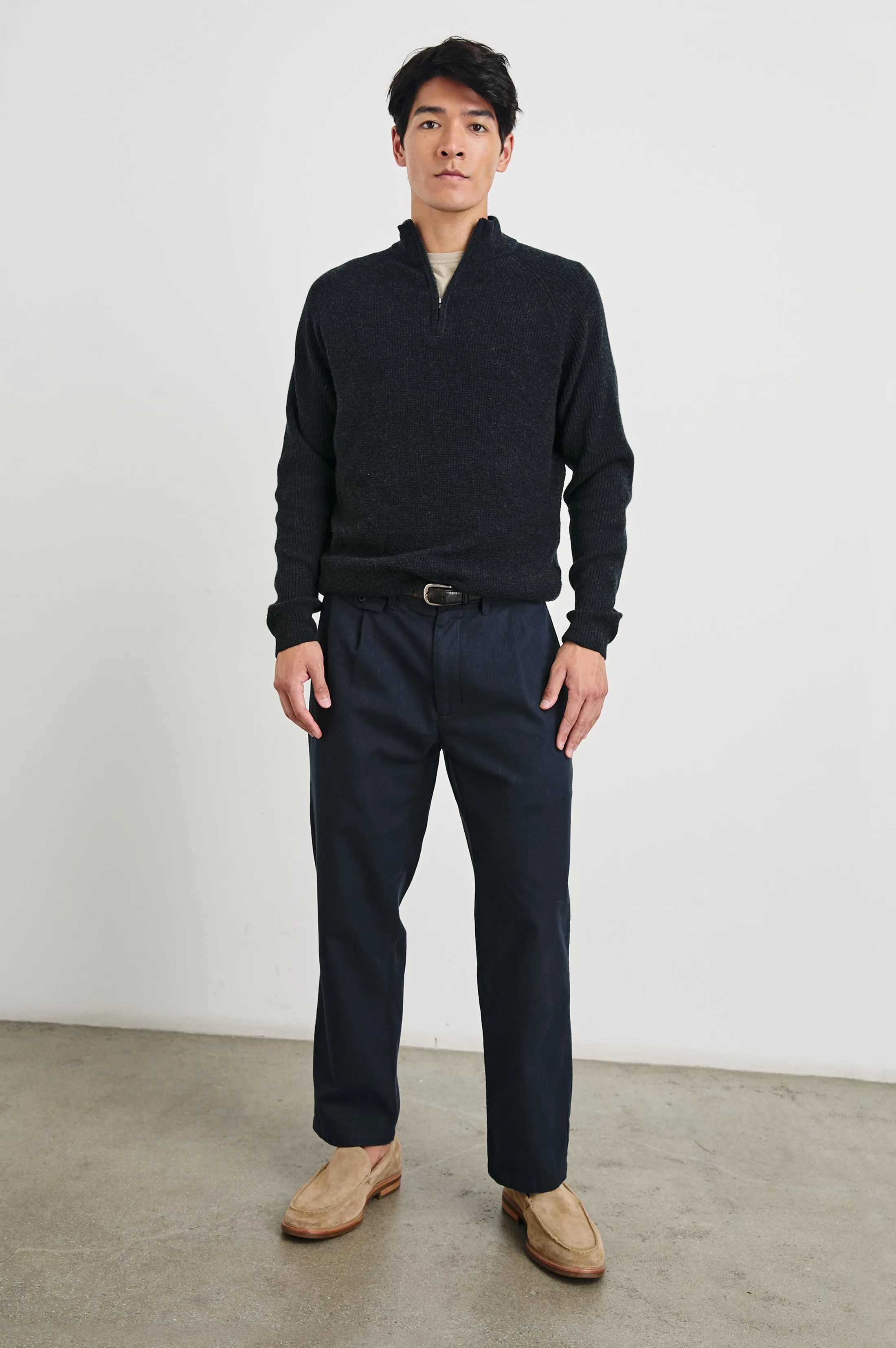 STARK QUARTER ZIP - CAST IRON sold by Rails product image thumbnail 3