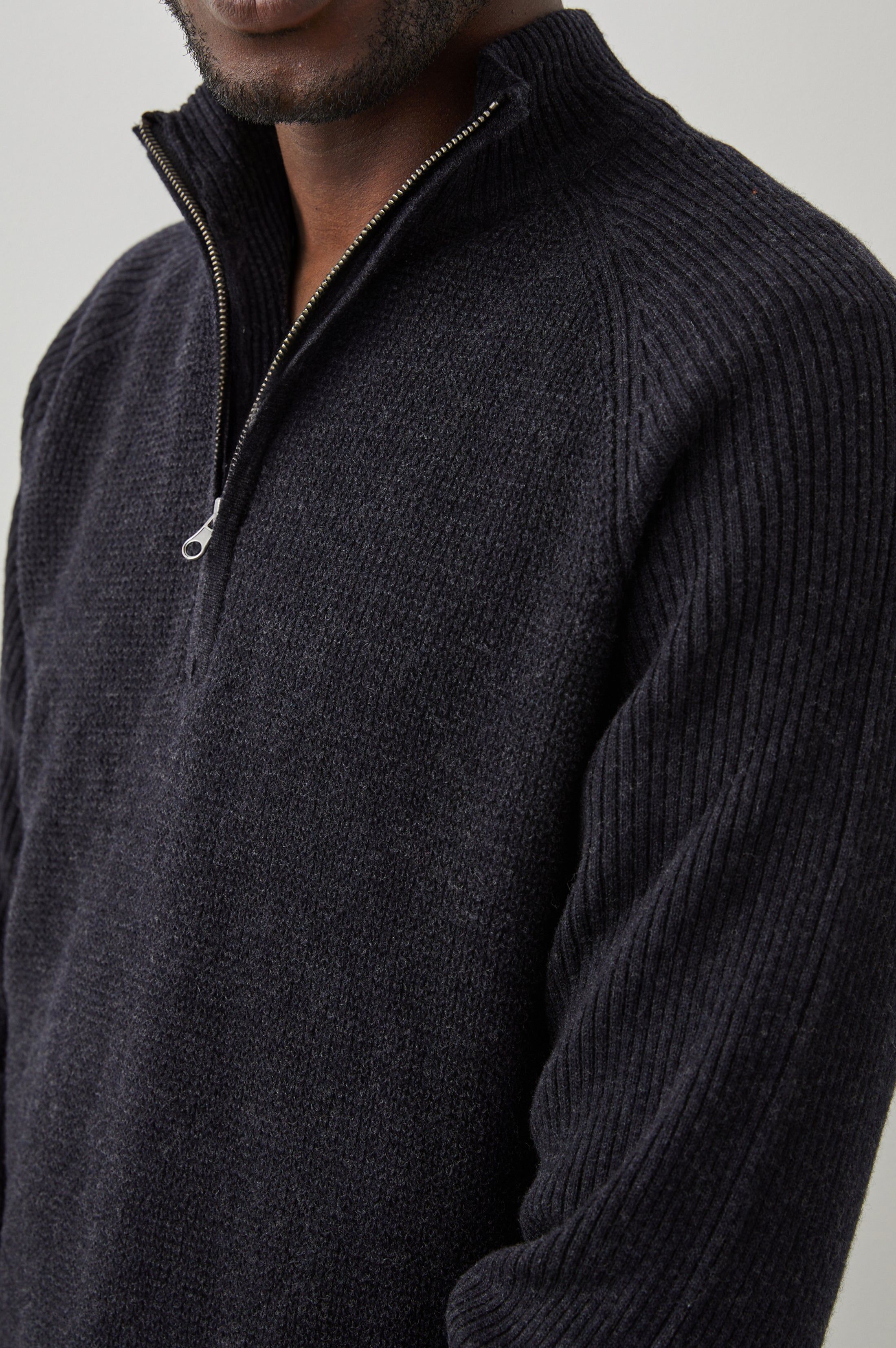 STARK QUARTER ZIP - CAST IRON sold by Rails product image thumbnail 3