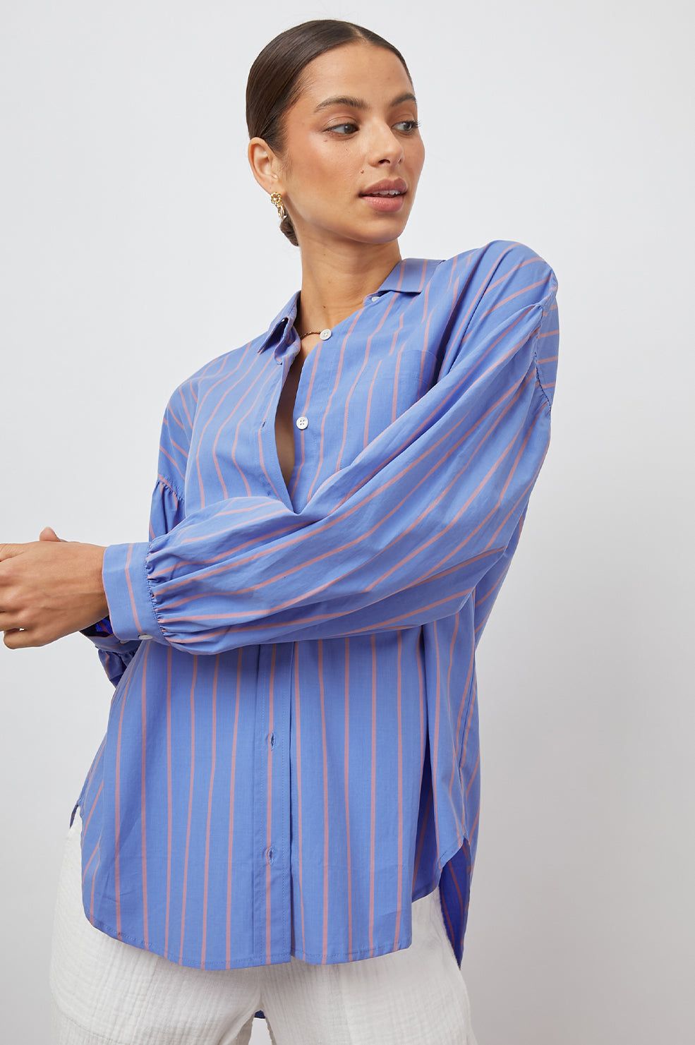 JANAE SHIRT - LIMA STRIPE sold by Rails product image thumbnail 5