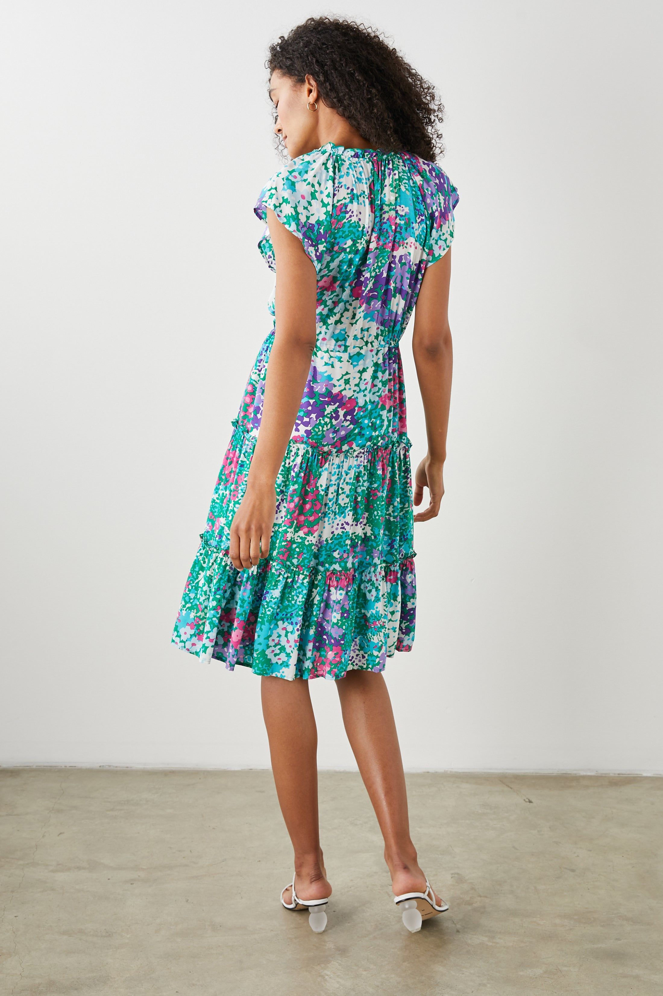 JUNI DRESS - GARDENIA FLORAL sold by Rails product image thumbnail 4