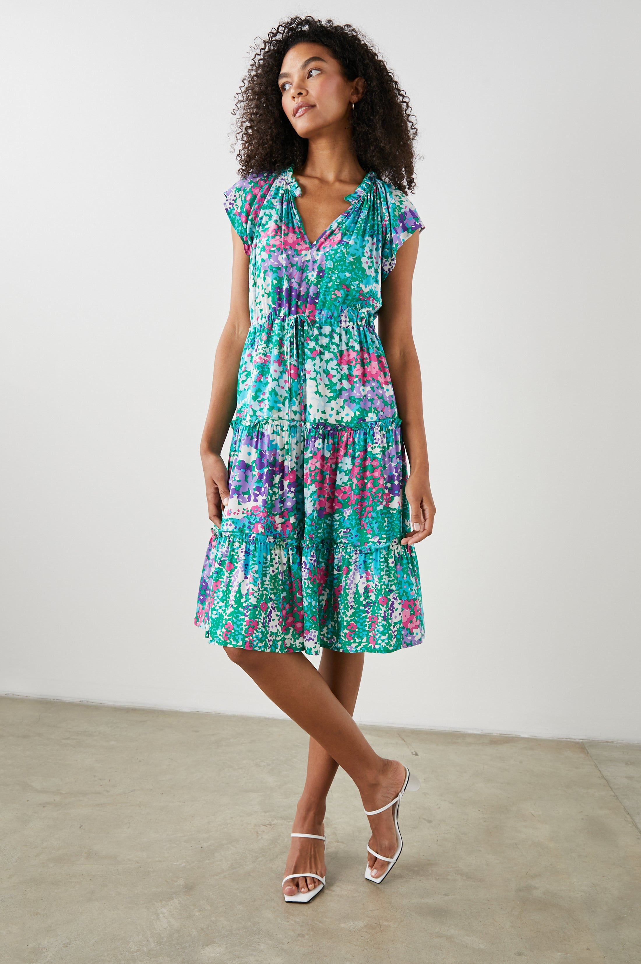 JUNI DRESS - GARDENIA FLORAL sold by Rails product image thumbnail 3