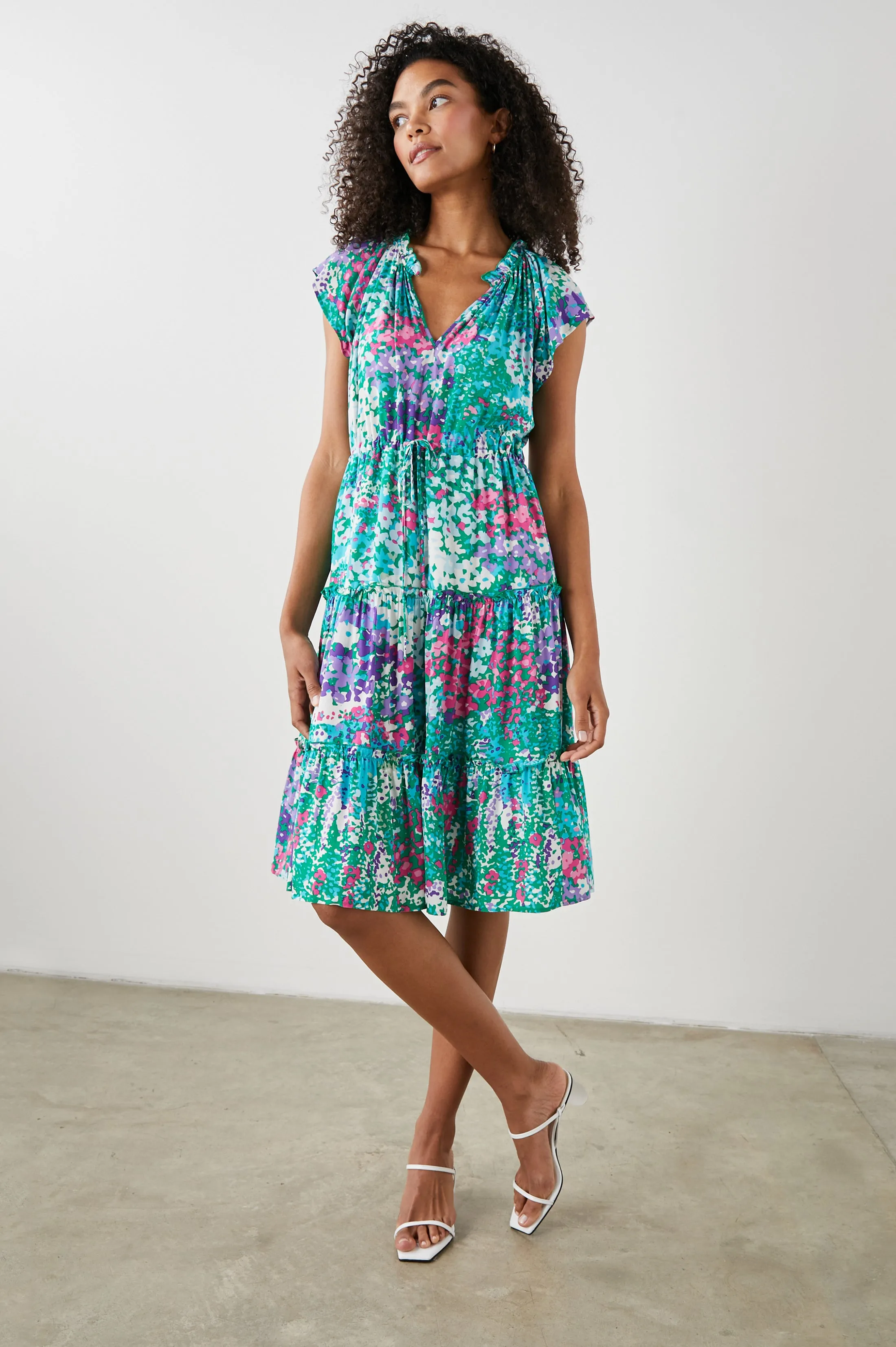 JUNI DRESS - GARDENIA FLORAL sold by Rails product image thumbnail 3