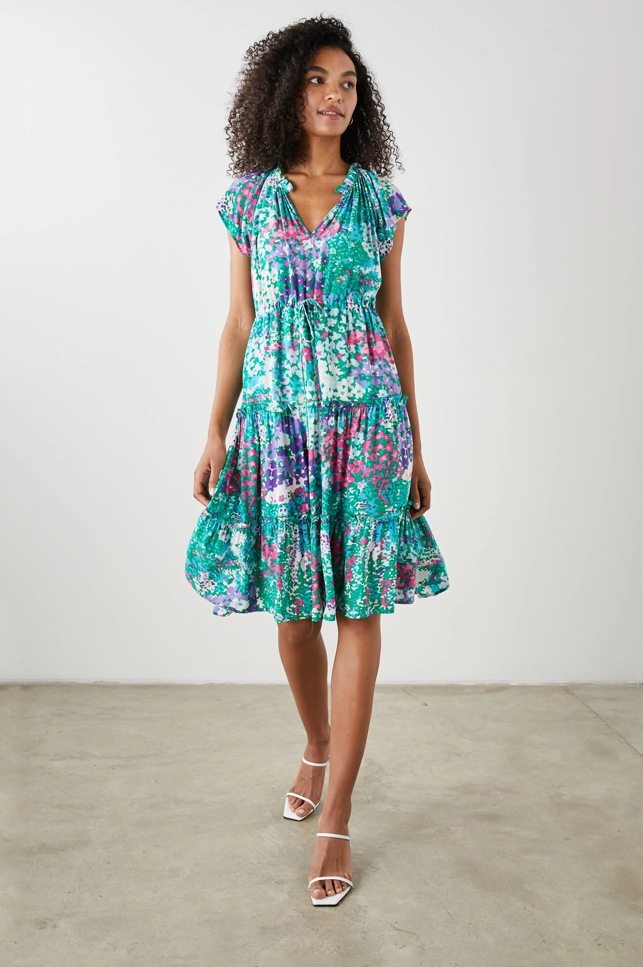 JUNI DRESS - GARDENIA FLORAL sold by Rails