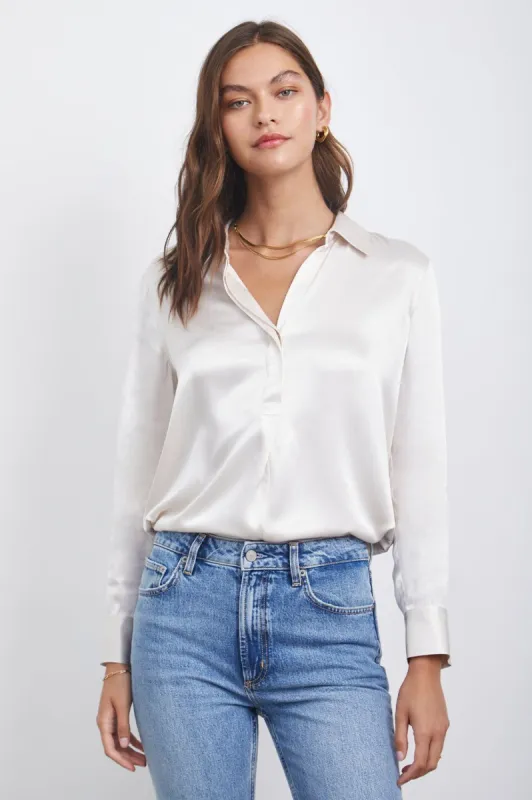 NISSA TOP - IVORY sold by Rails