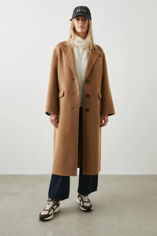 GALLERY COAT - CAMEL sold by Rails