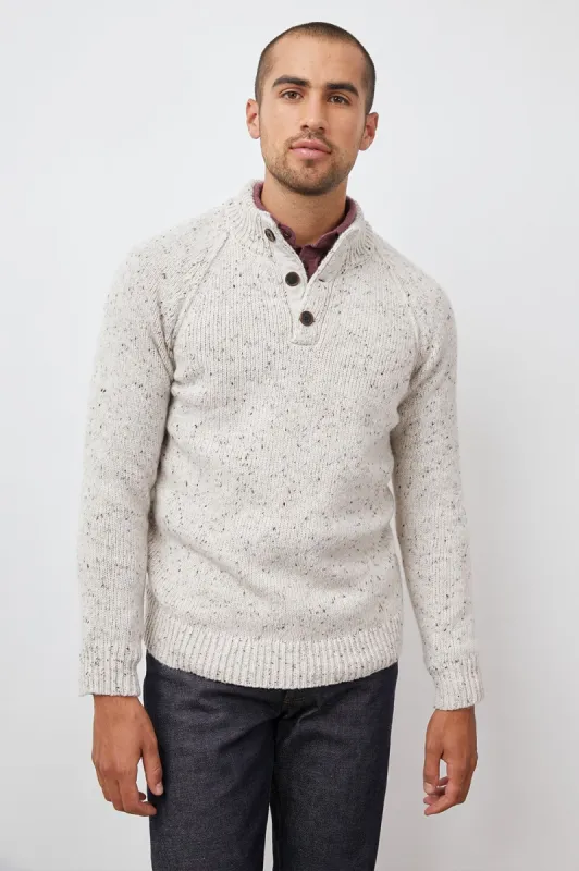 HARDING SWEATER - NATURAL NEP sold by Rails