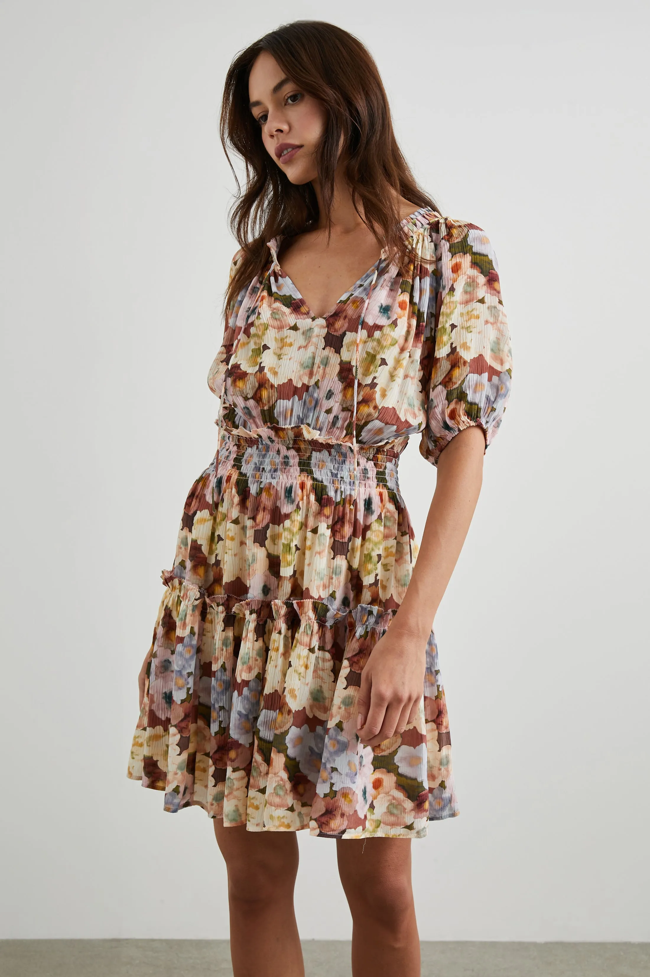 FIORELLA DRESS - PAINTED FLORAL sold by Rails product image thumbnail 2
