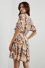 FIORELLA DRESS - PAINTED FLORAL sold by Rails