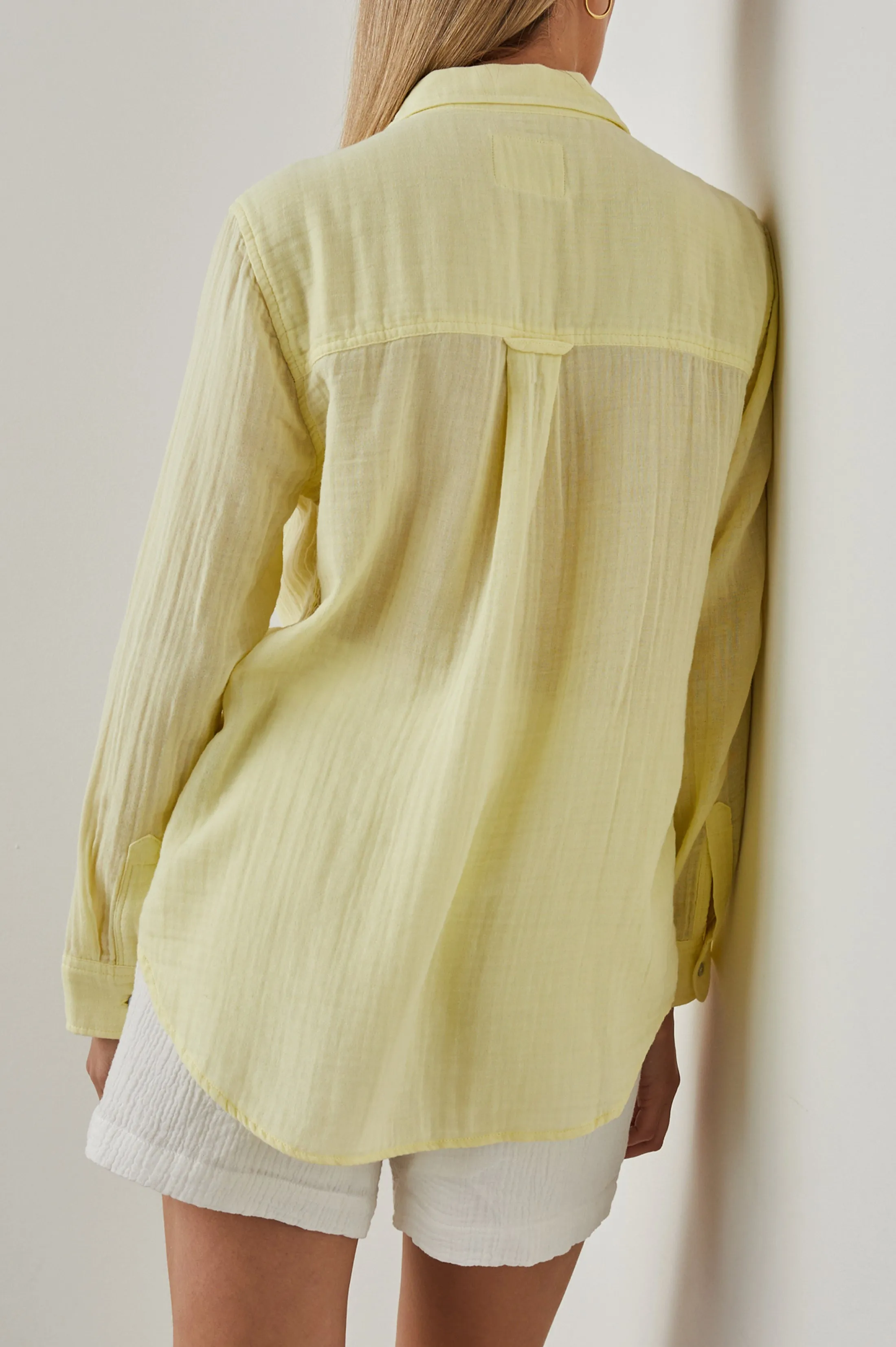 ELLIS SHIRT - CITRON sold by Rails product image thumbnail 5