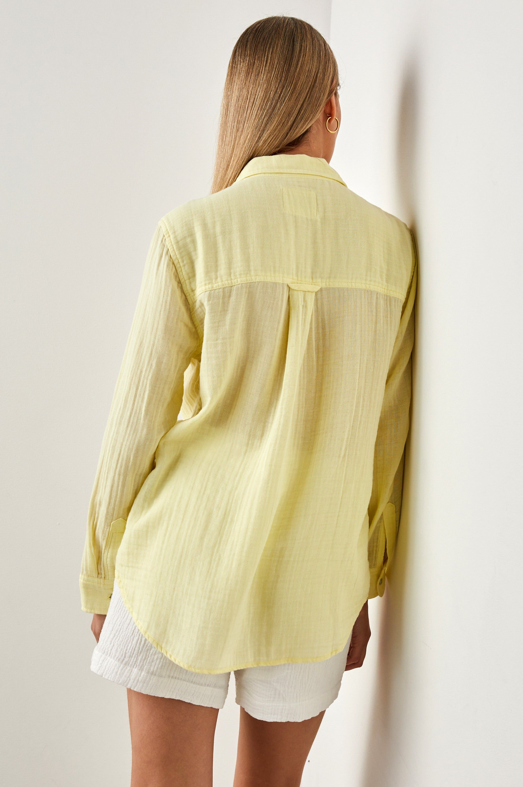 ELLIS SHIRT - CITRON sold by Rails product image thumbnail 6
