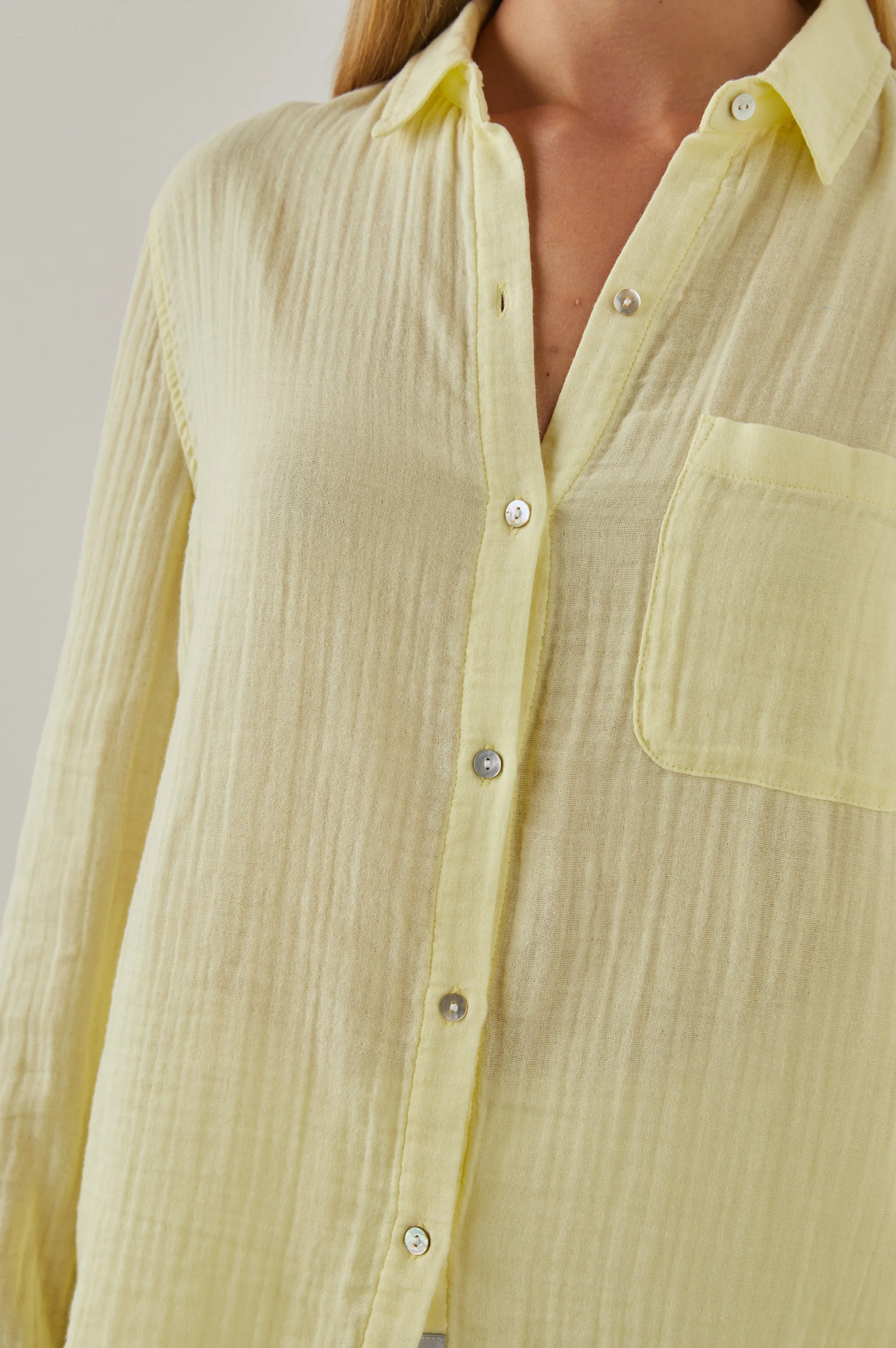 ELLIS SHIRT - CITRON sold by Rails product image thumbnail 2