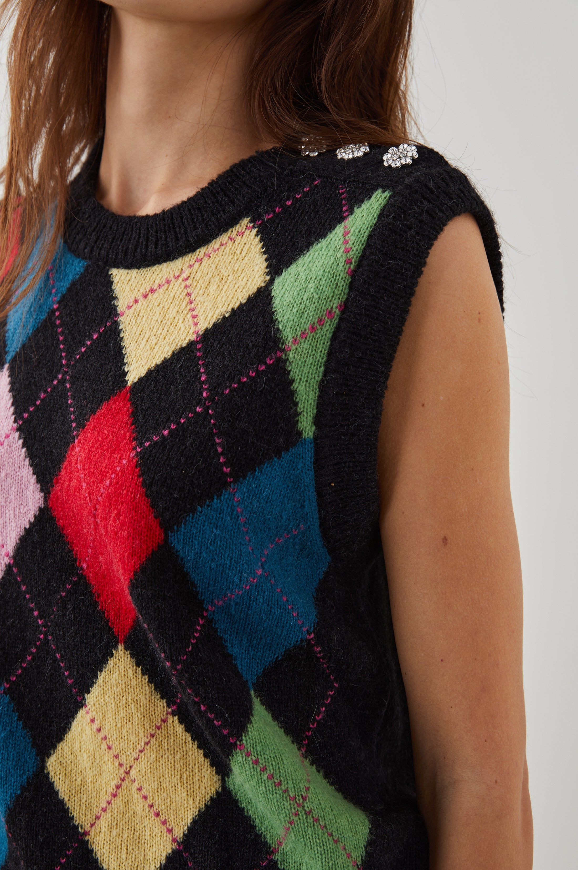 CHRISTIE VEST - ARGYLE sold by Rails product image thumbnail 2