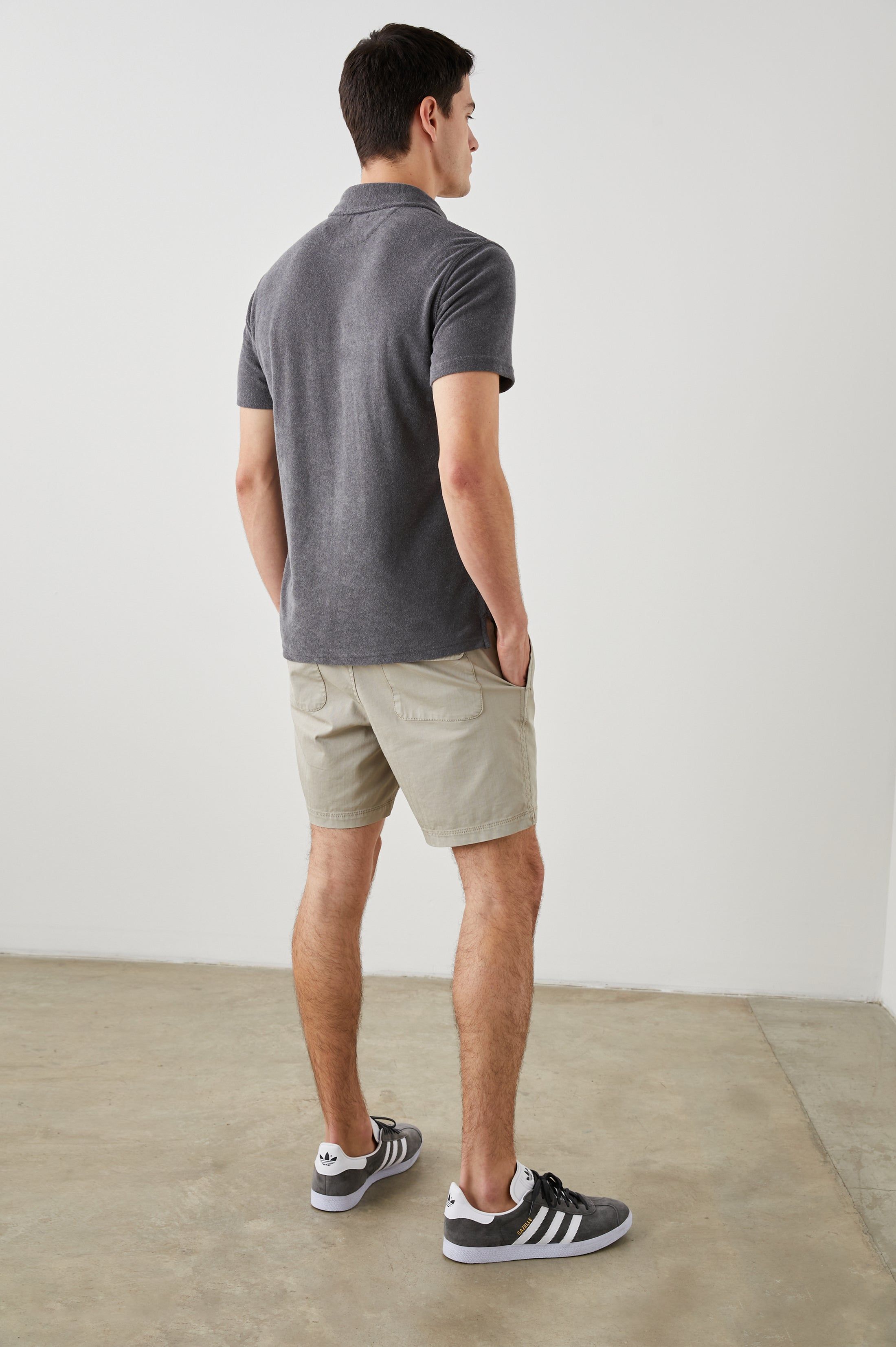 RHEN POLO SHIRT - MACADAM sold by Rails product image thumbnail 7