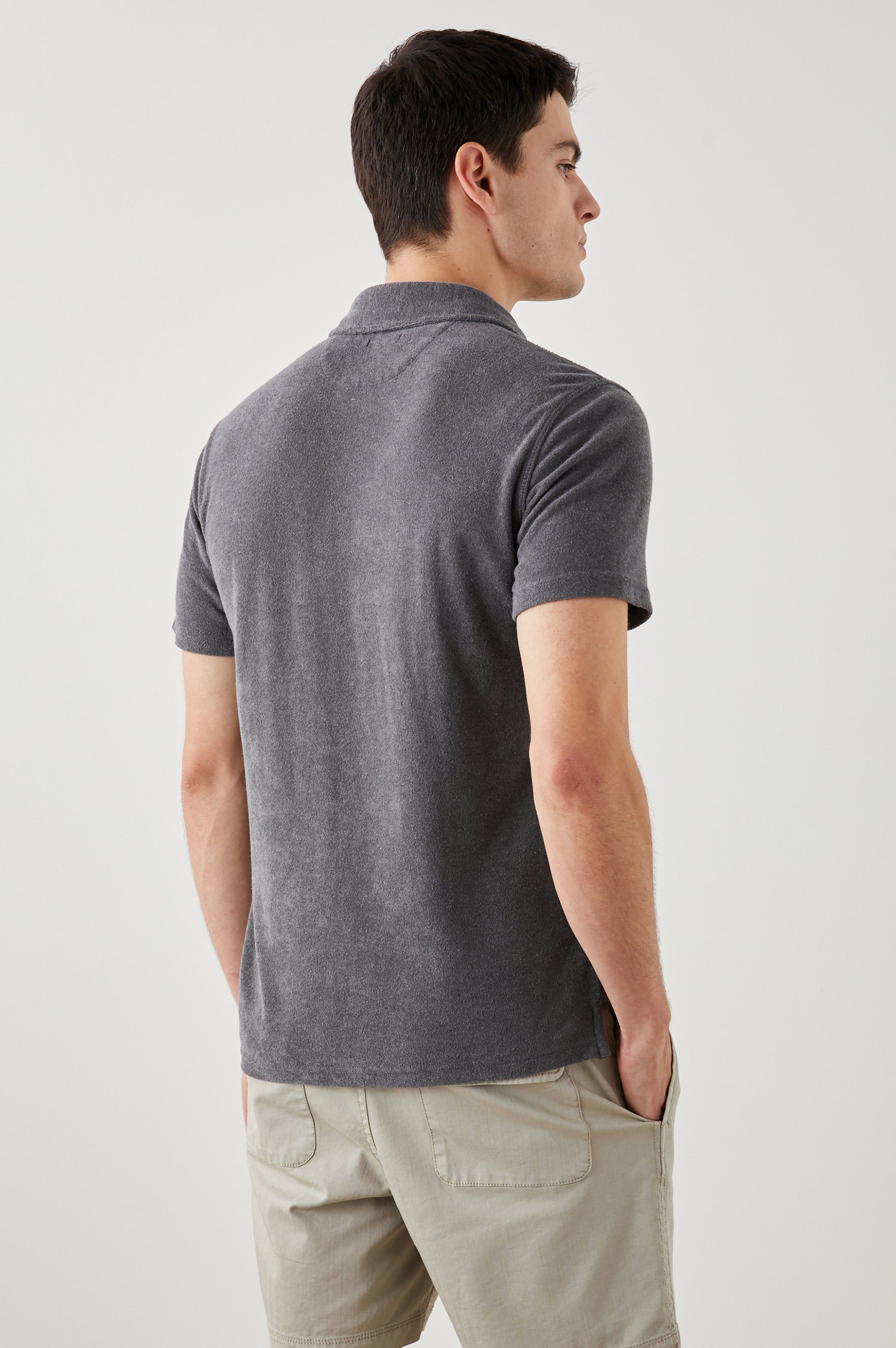 RHEN POLO SHIRT - MACADAM sold by Rails product image thumbnail 8