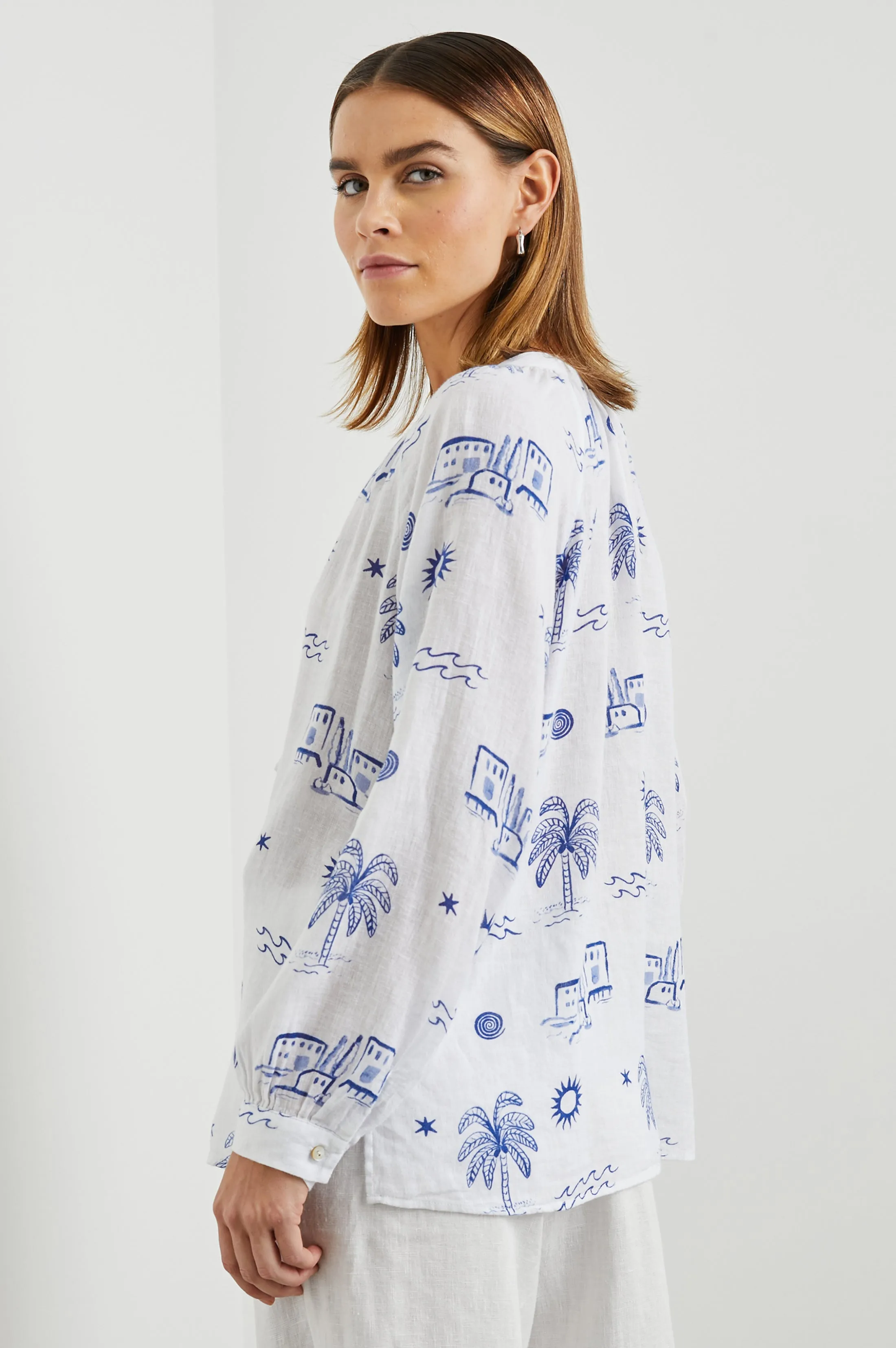 BRIELLE TOP - MYKONOS sold by Rails product image thumbnail 5