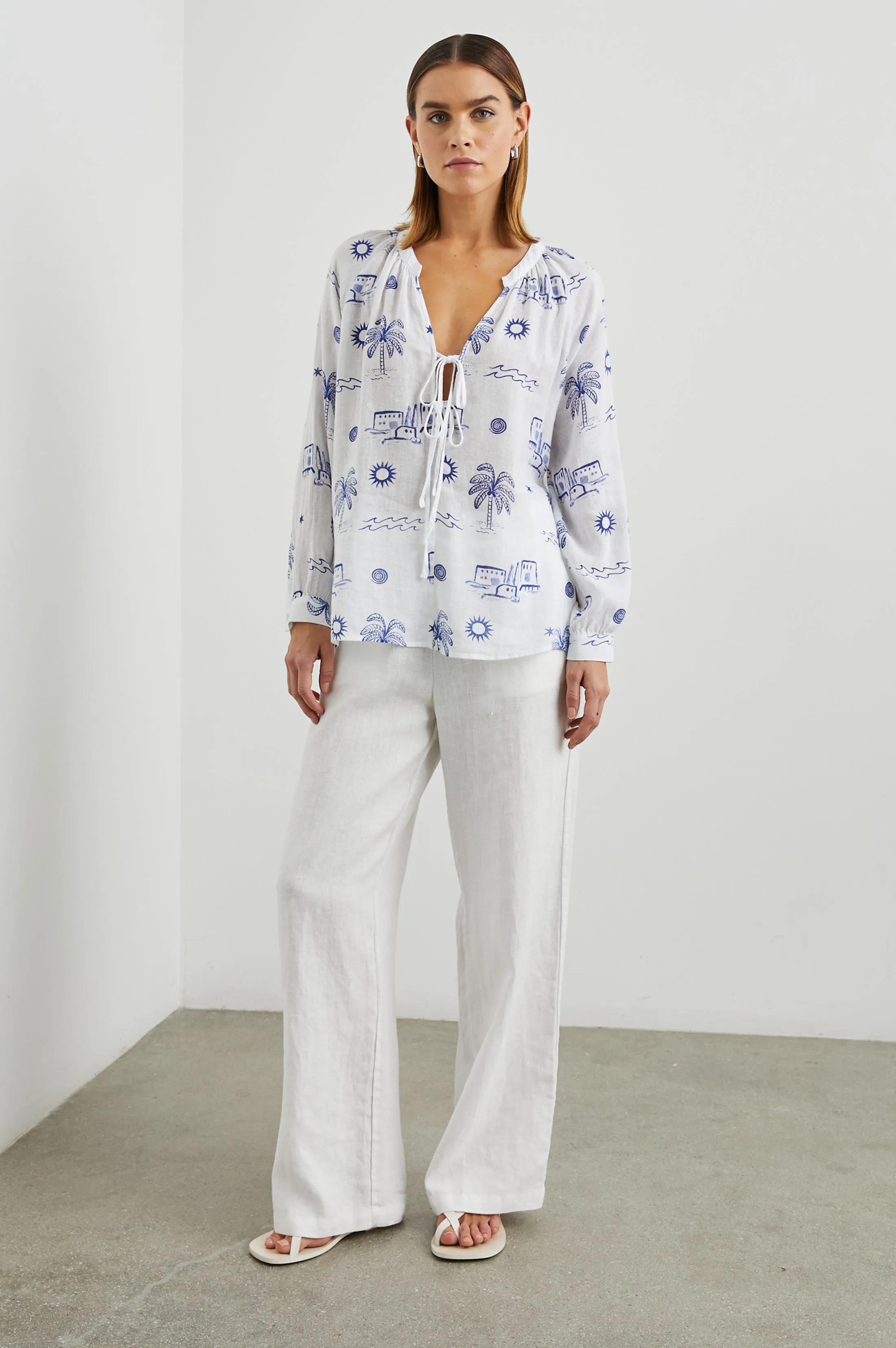 BRIELLE TOP - MYKONOS sold by Rails product image thumbnail 3