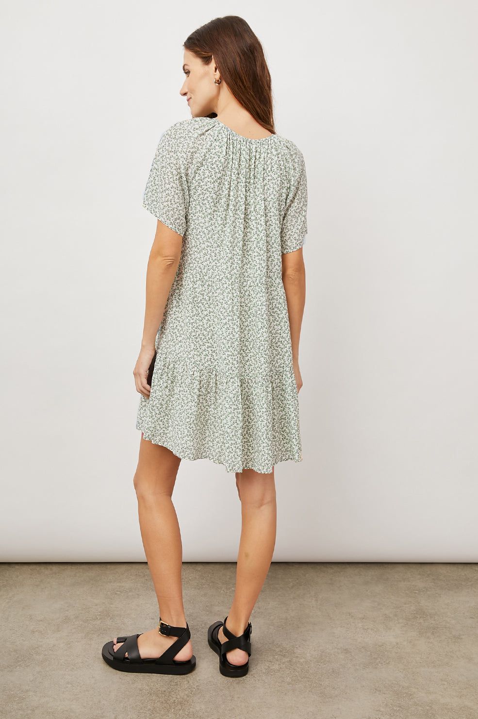 CLARISSA DRESS - GREEN GARDEN sold by Rails product image thumbnail 5