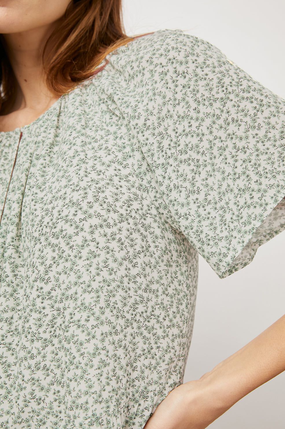 CLARISSA DRESS - GREEN GARDEN sold by Rails product image thumbnail 2