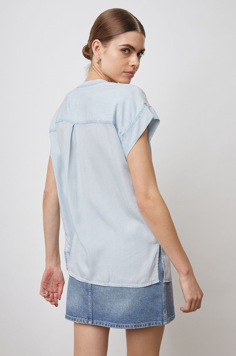 MEL SHIRT - LIGHT VINTAGE sold by Rails product image thumbnail 5