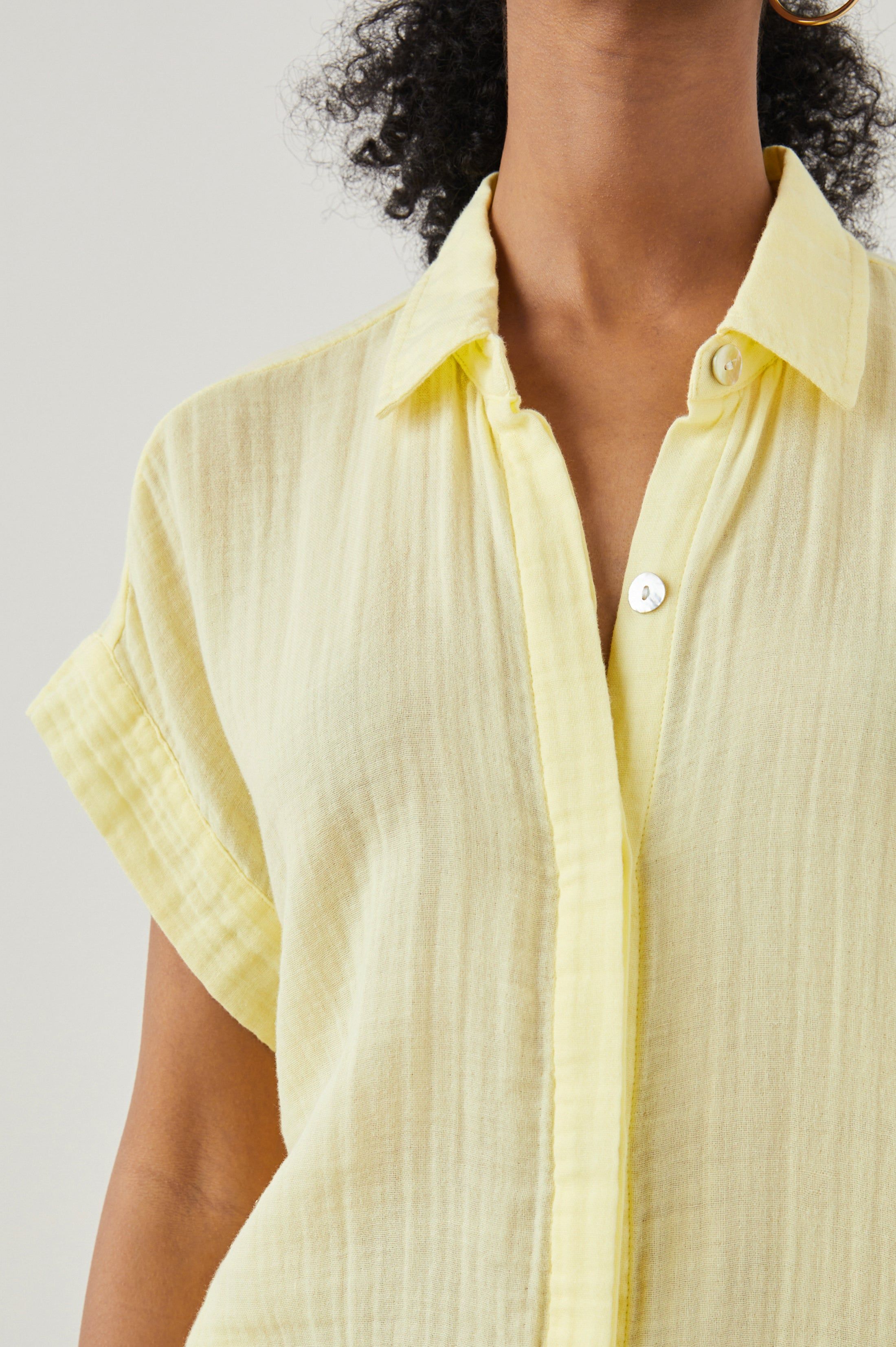 JAMIE SHIRT - CITRON sold by Rails product image thumbnail 2