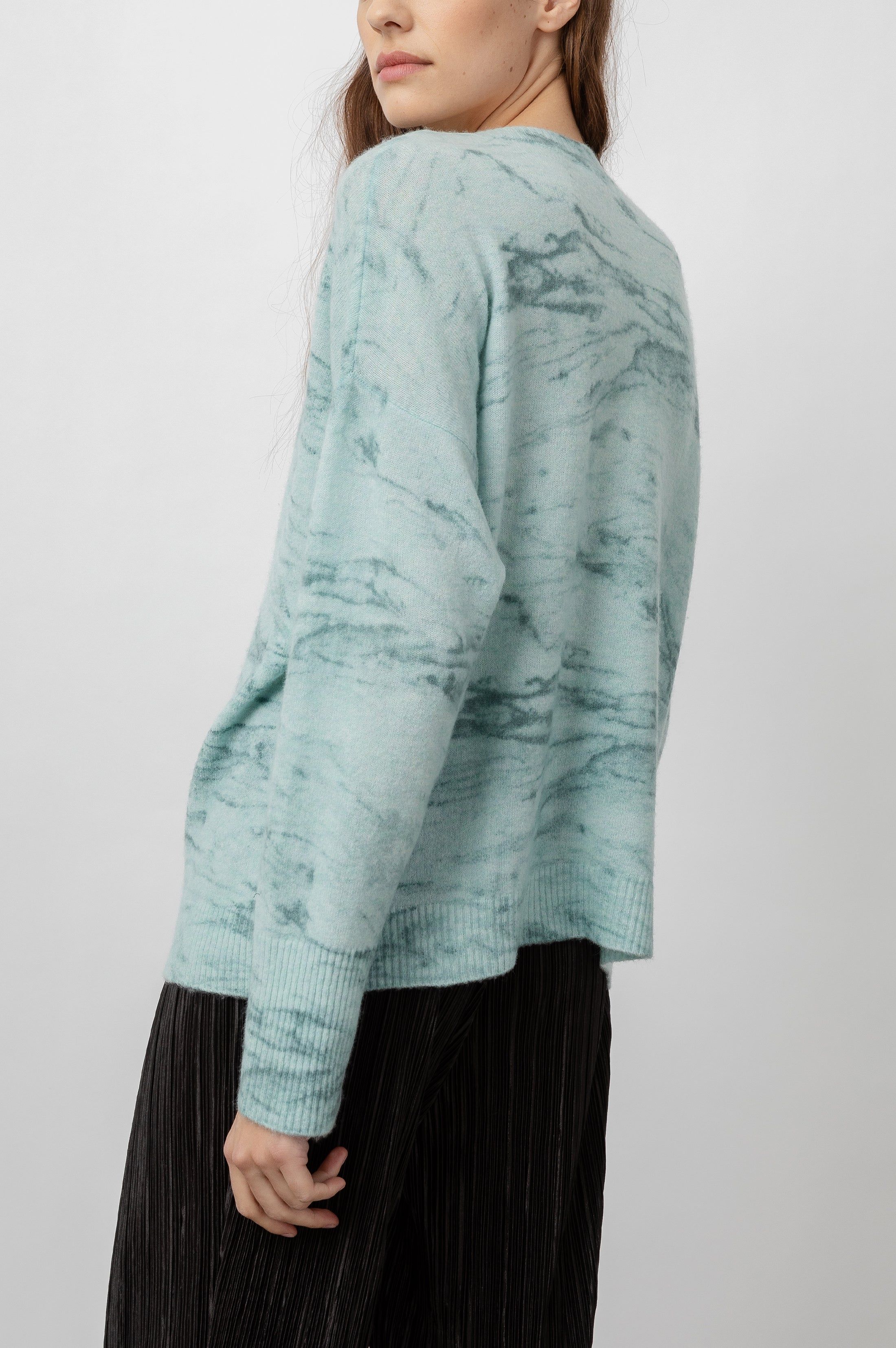 VIRGO SWEATER - MINTED MARBLE sold by Rails product image thumbnail 4