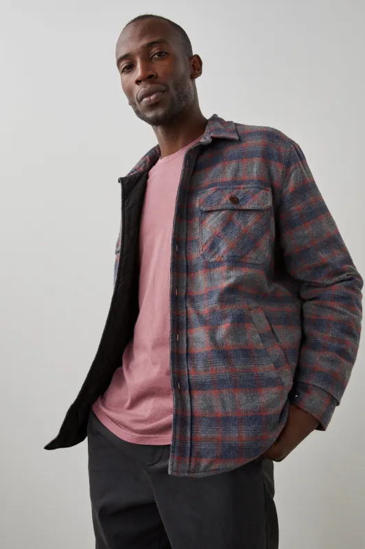 WORTHING JACKET - MIDNIGHT HARVEST HEATHER sold by Rails