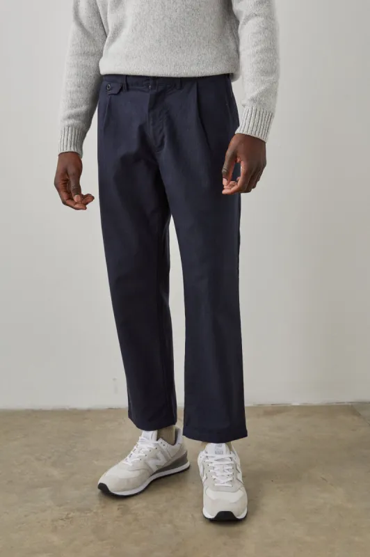 MARCELLUS PANT - NAVY CHARCOAL PIN STRIPE sold by Rails