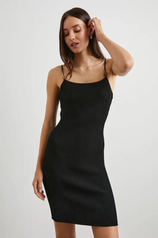 PILAR DRESS - BLACK sold by Rails