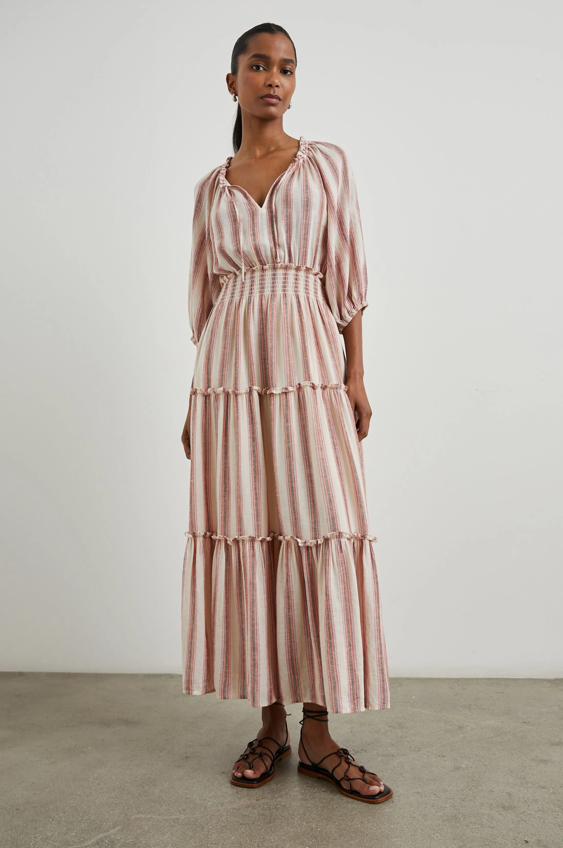 CATERINE DRESS - CAMINO STRIPE sold by Rails product image thumbnail 3