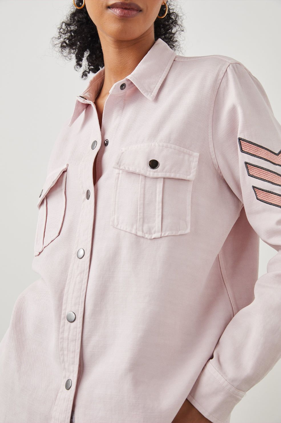 LOREN SHIRT JACKET - ROSE sold by Rails product image thumbnail 3