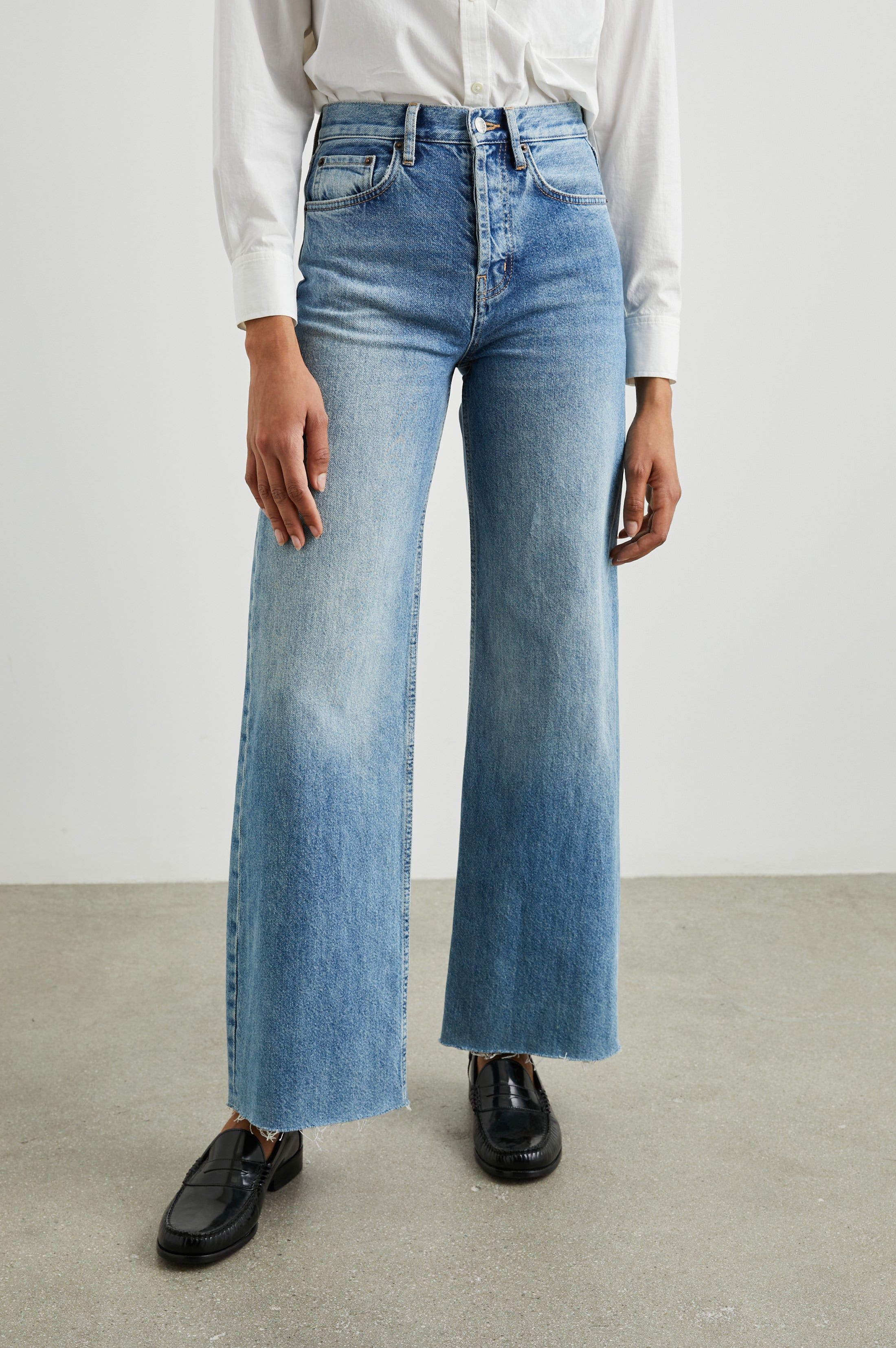 GETTY WIDE LEG - OLD INDIGO sold by Rails product image thumbnail 4