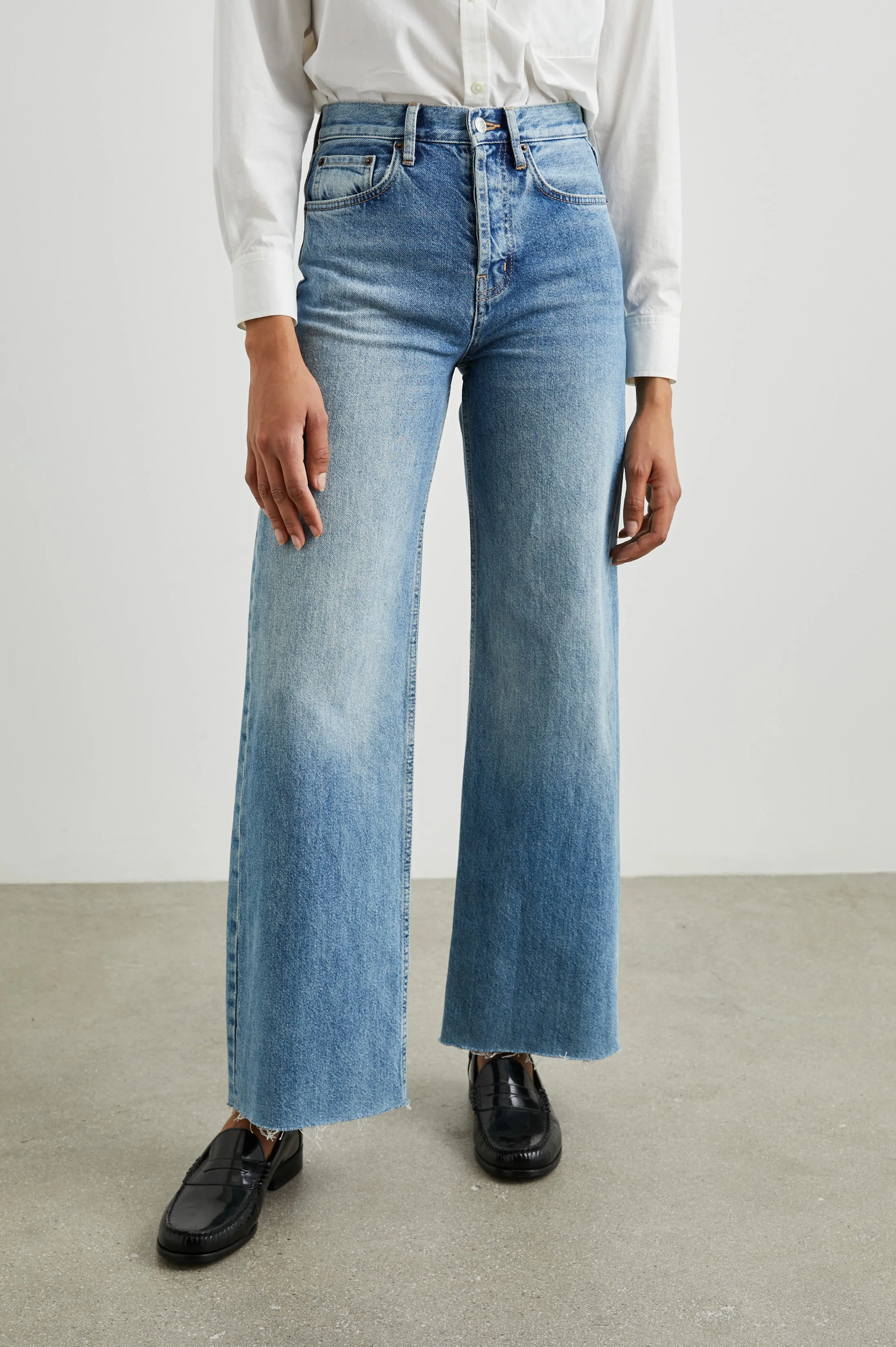 GETTY WIDE LEG - OLD INDIGO sold by Rails product image thumbnail 5