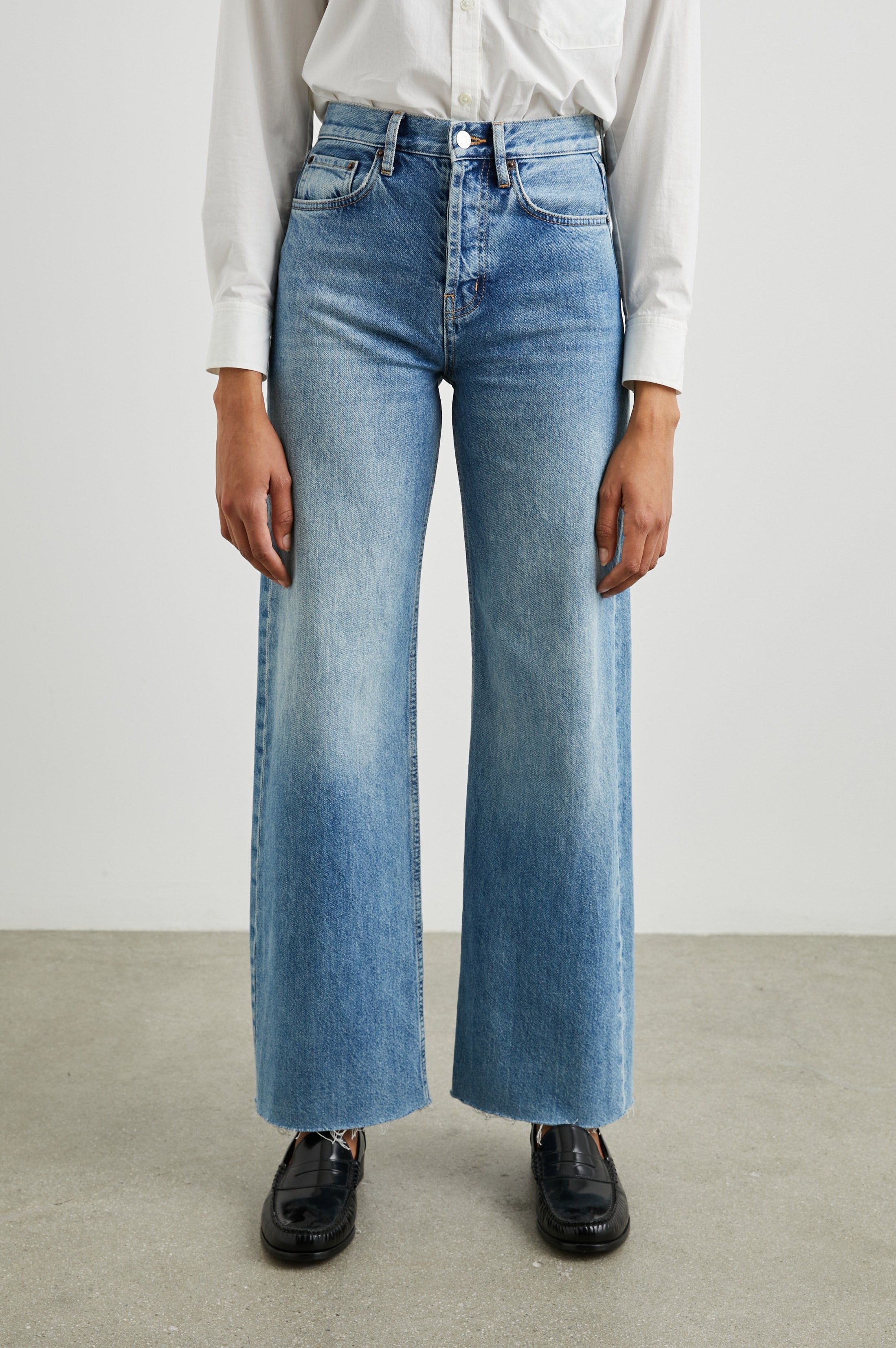 GETTY WIDE LEG - OLD INDIGO sold by Rails