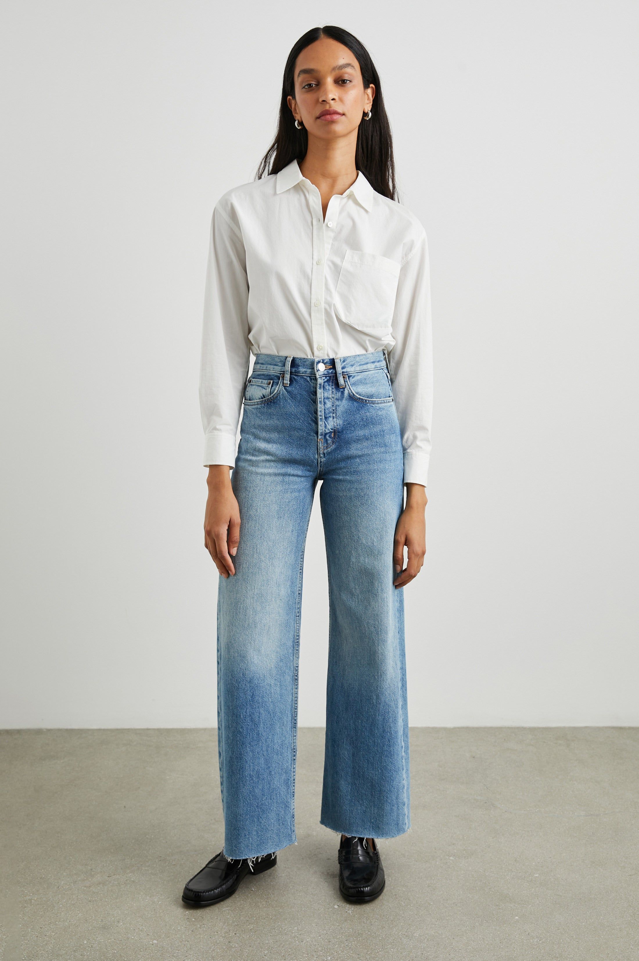 GETTY WIDE LEG - OLD INDIGO sold by Rails product image thumbnail 3