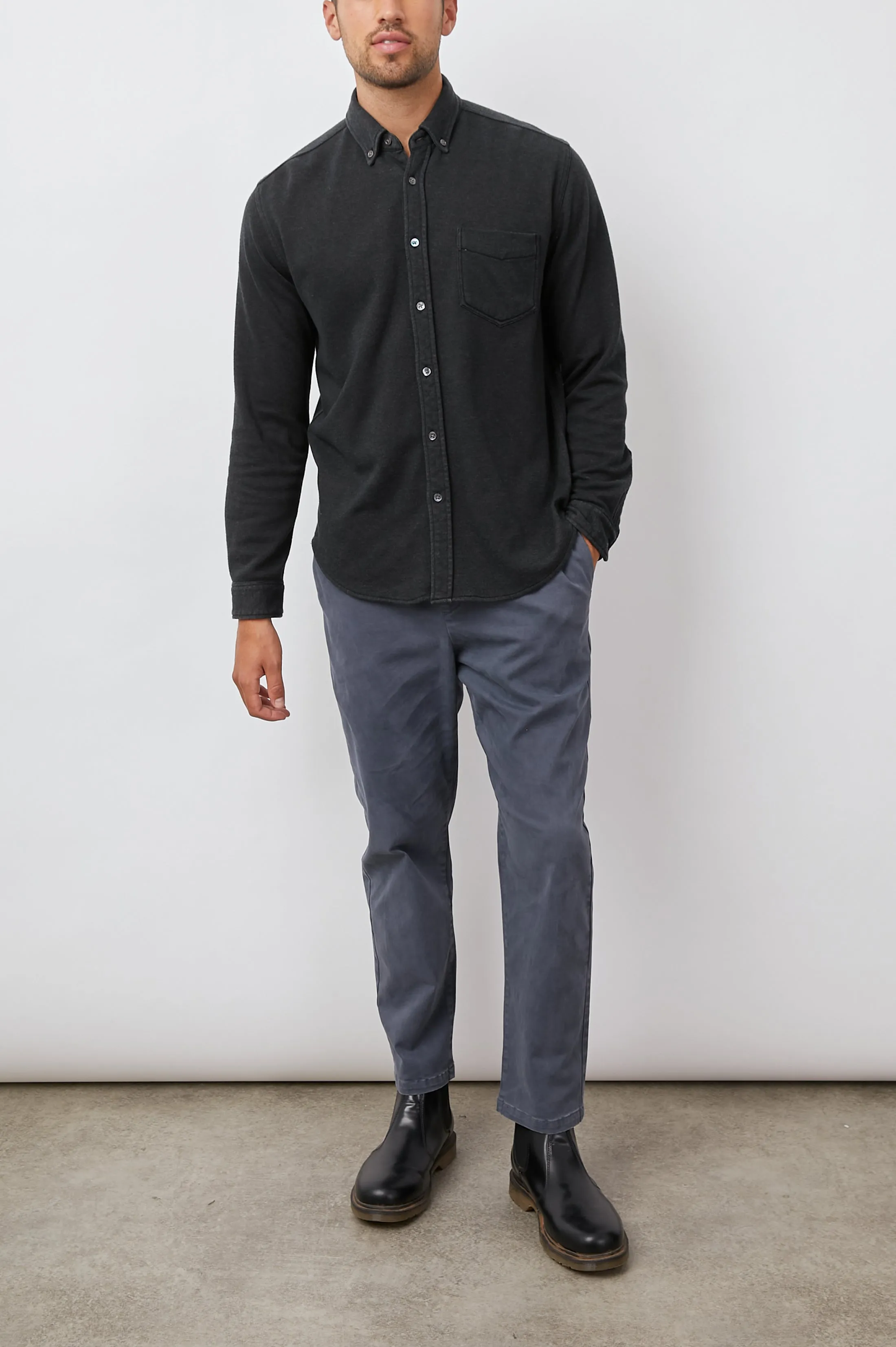 BERKELEY SHIRT - WASHED BLACK sold by Rails product image thumbnail 2