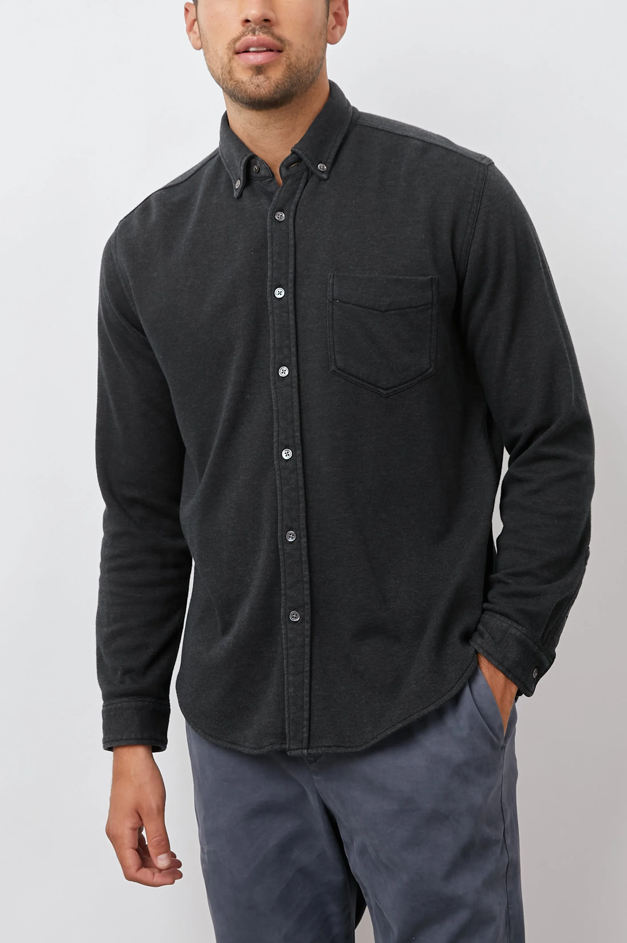 BERKELEY SHIRT - WASHED BLACK sold by Rails product image thumbnail 3