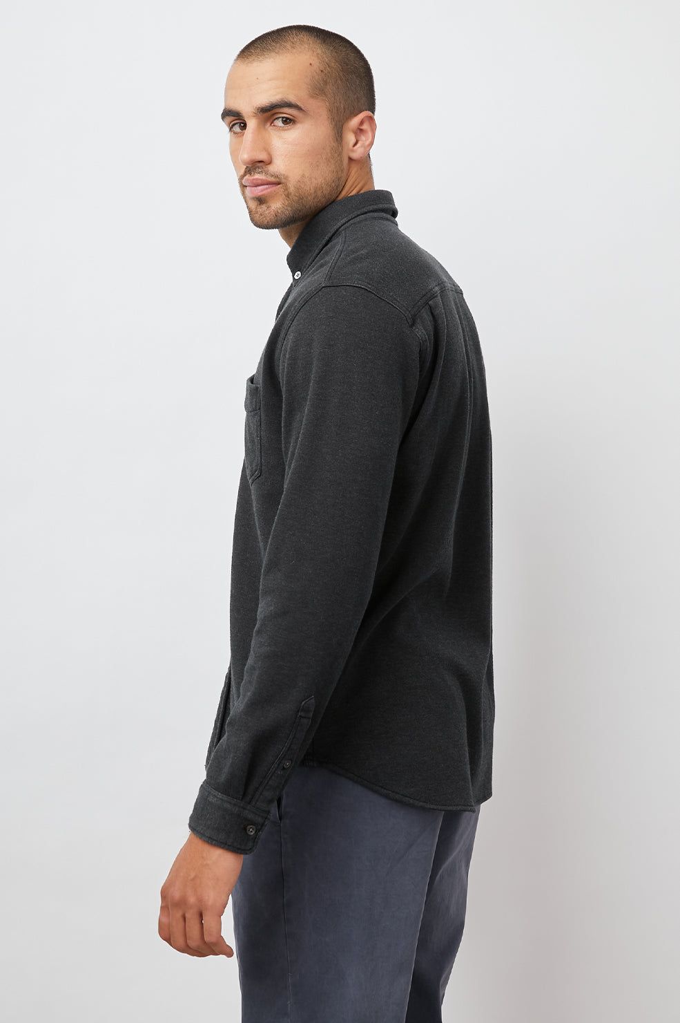 BERKELEY SHIRT - WASHED BLACK sold by Rails product image thumbnail 4
