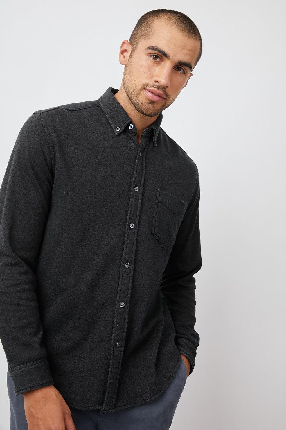 BERKELEY SHIRT - WASHED BLACK sold by Rails product image thumbnail 5