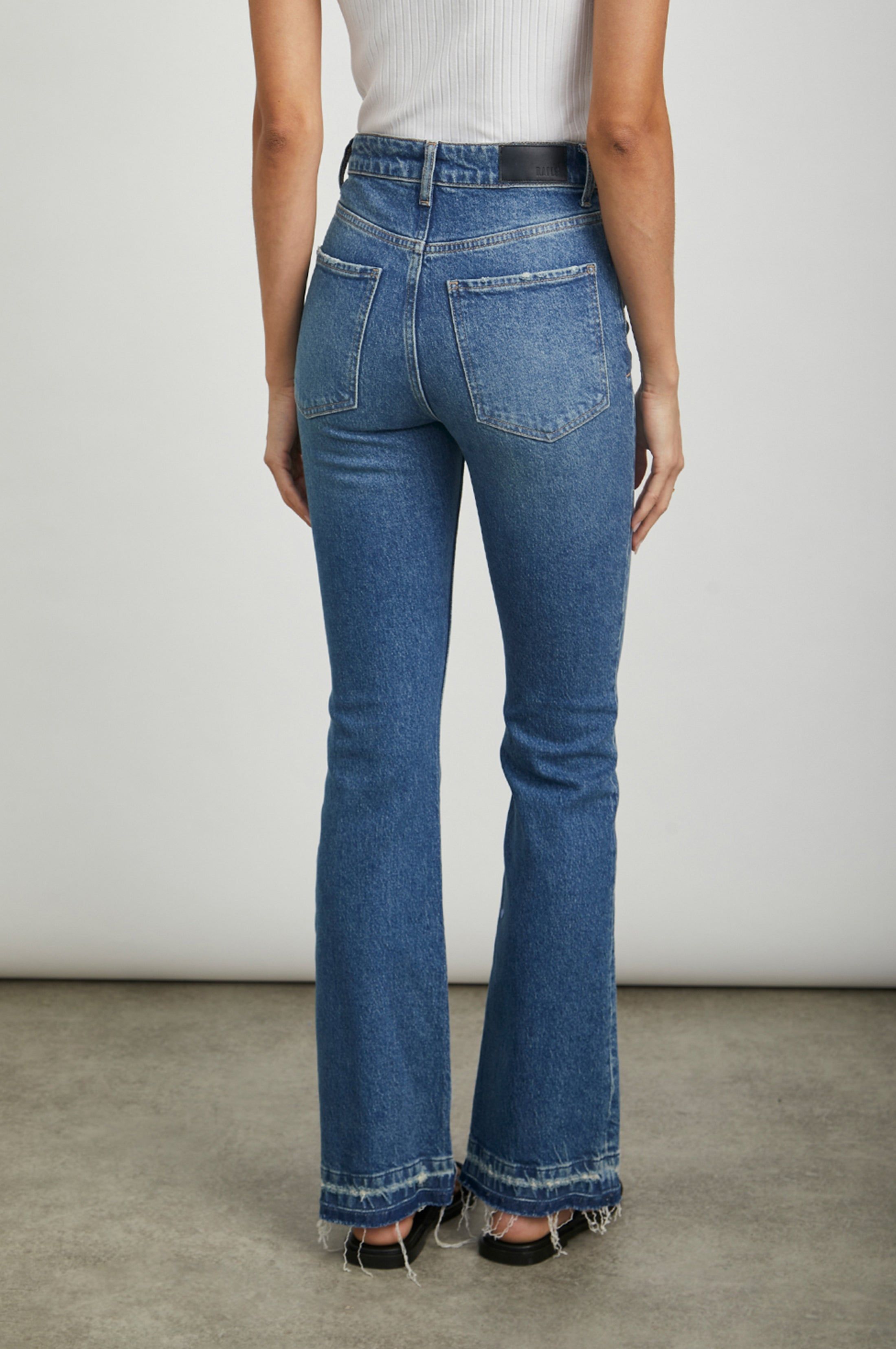 SUNSET SLIM FLARE - MAZARINE LET DOWN HEM sold by Rails product image thumbnail 4