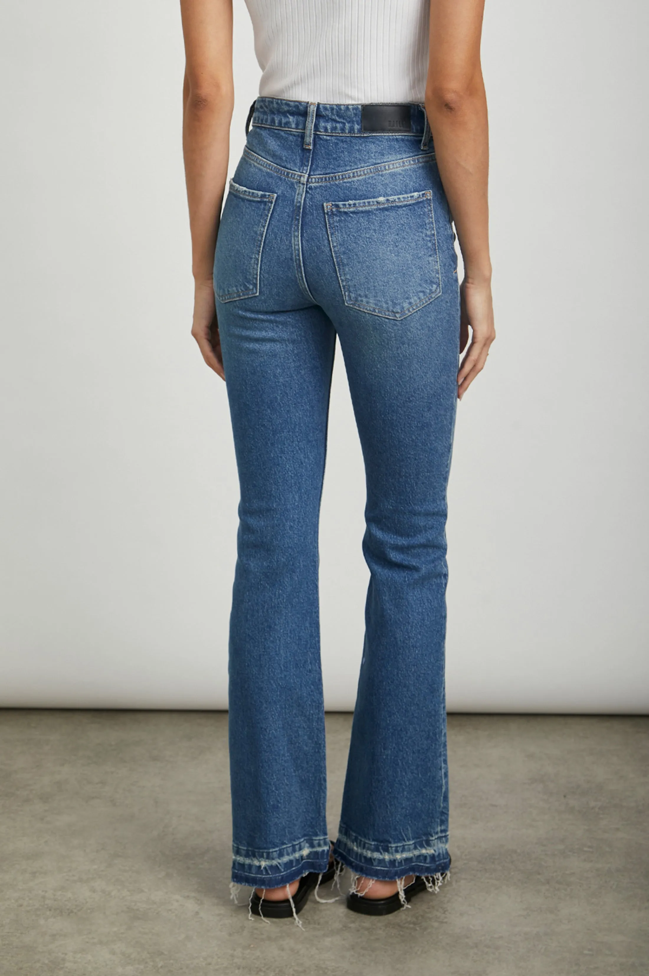 SUNSET SLIM FLARE - MAZARINE LET DOWN HEM sold by Rails product image thumbnail 4