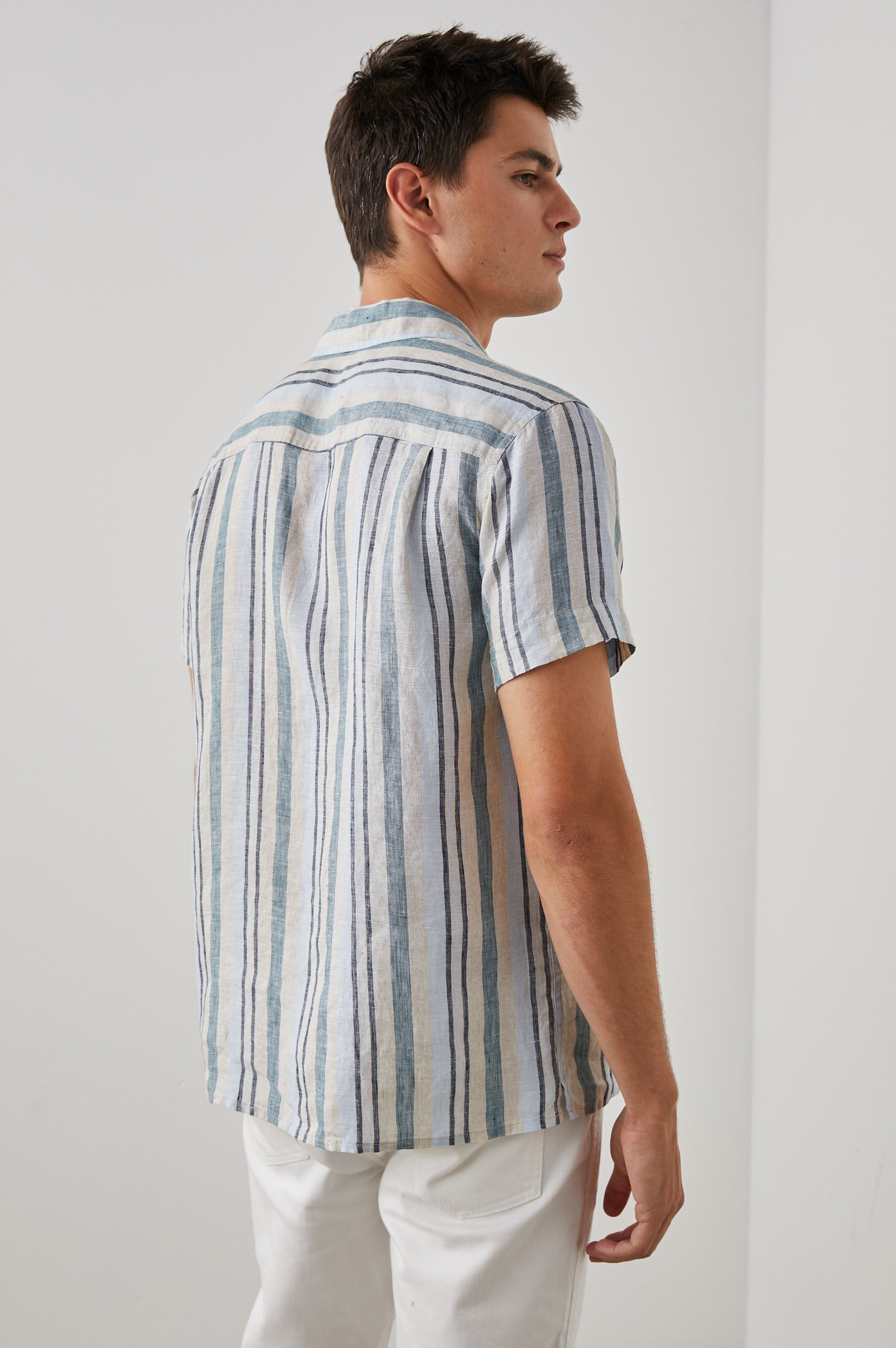AMALFI SHIRT - CATALAN STRIPE sold by Rails product image thumbnail 5