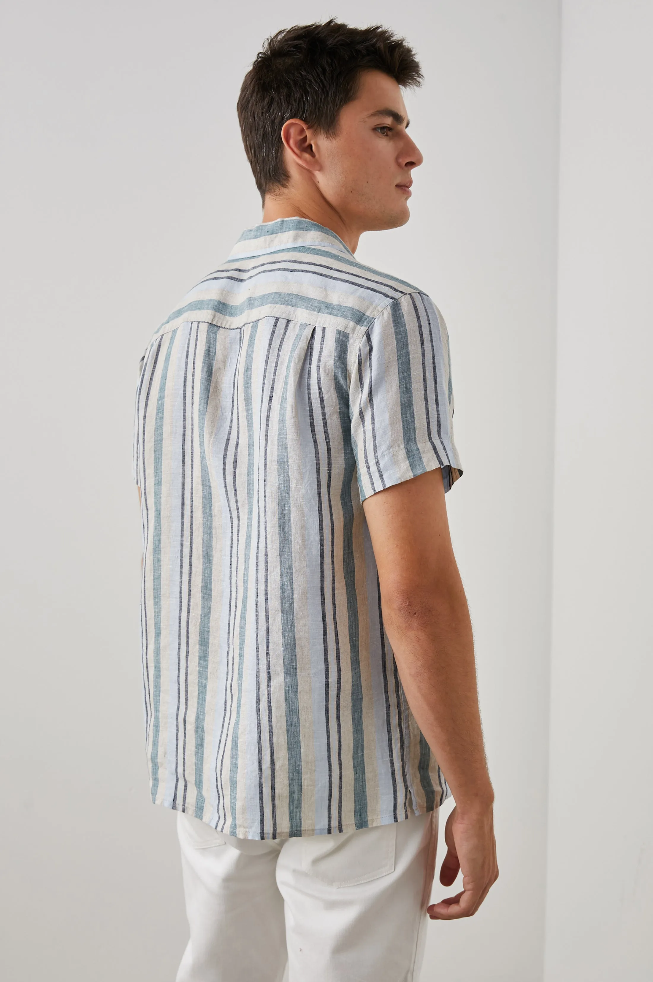 AMALFI SHIRT - CATALAN STRIPE sold by Rails product image thumbnail 5