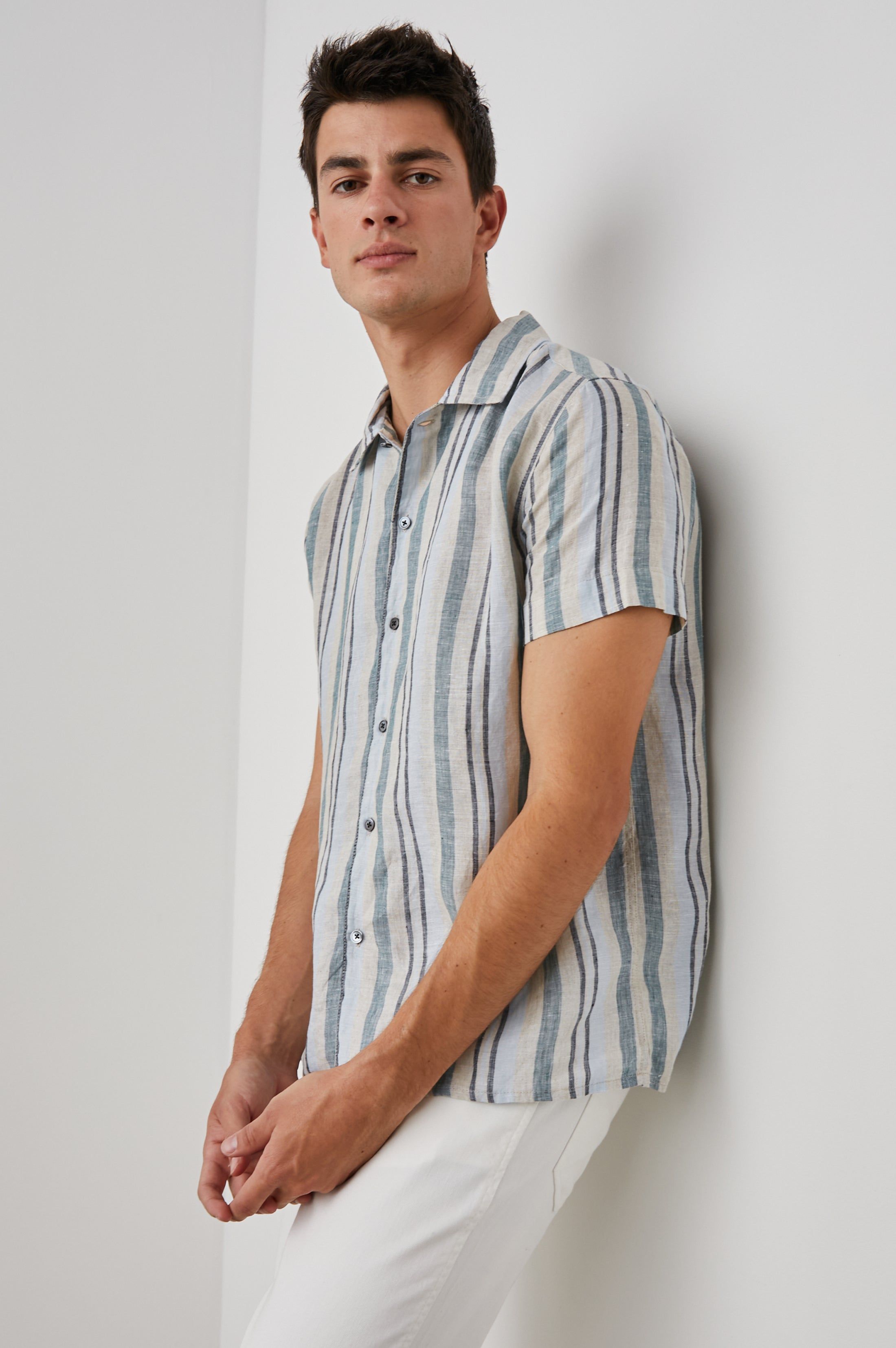 AMALFI SHIRT - CATALAN STRIPE sold by Rails product image thumbnail 4