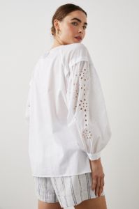 DARI TOP - BEACH WHITE EYELET sold by Rails