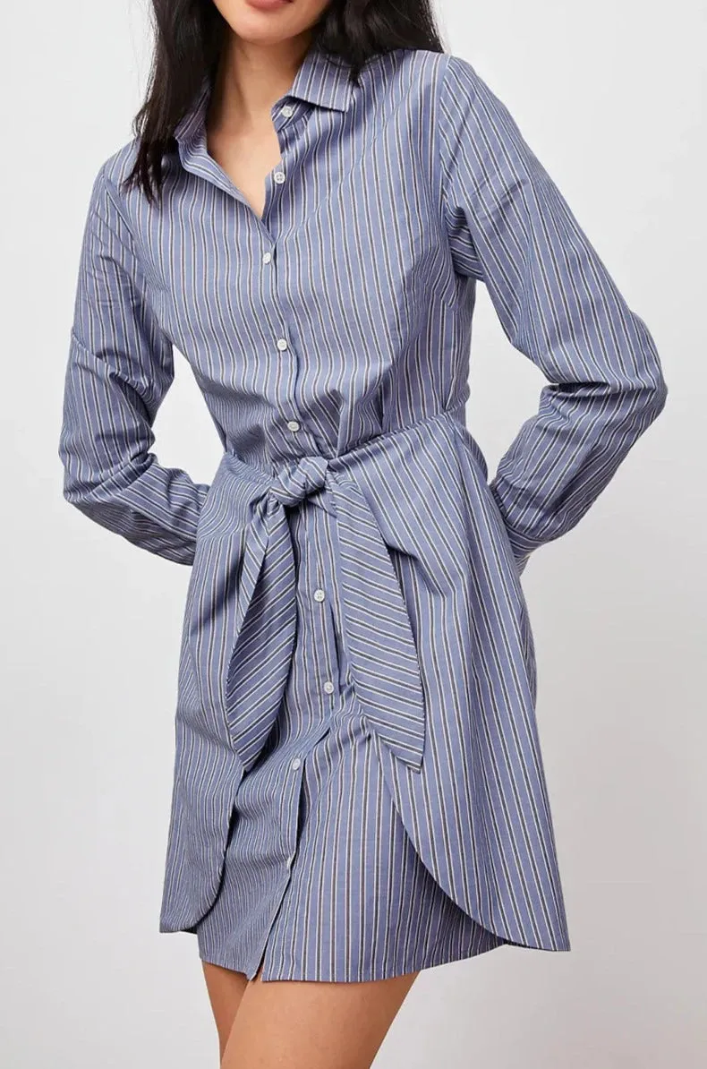 NADIA DRESS - BRENTWOOD STRIPE sold by Rails
