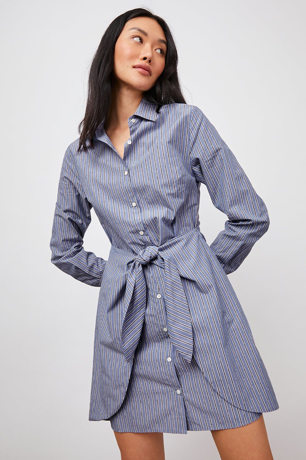 NADIA DRESS - BRENTWOOD STRIPE sold by Rails product image thumbnail 4