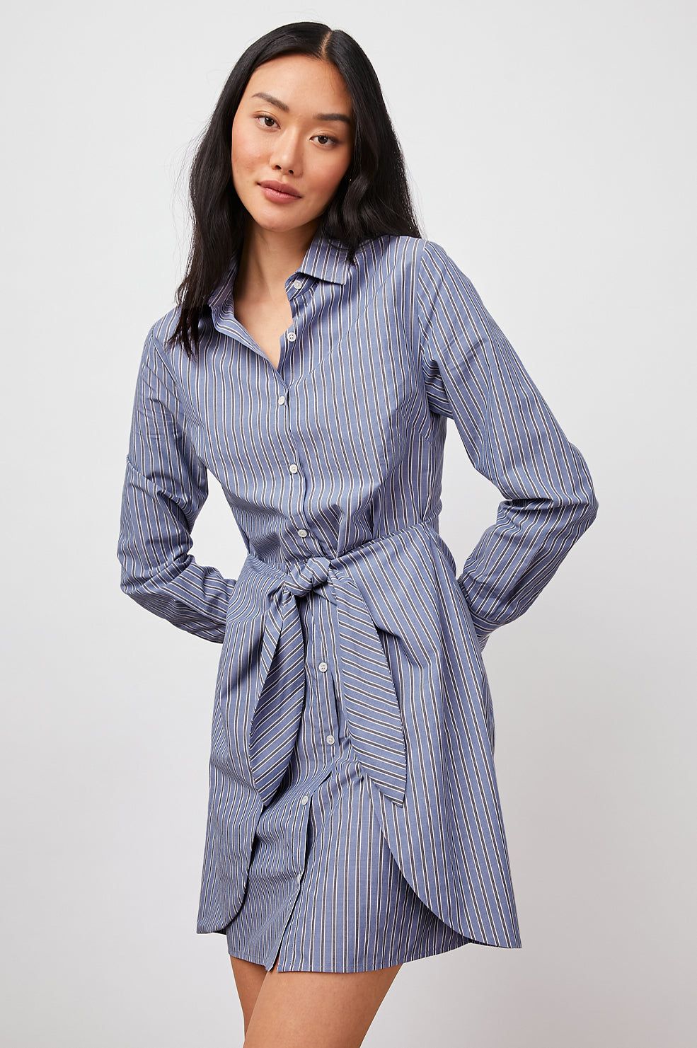 NADIA DRESS - BRENTWOOD STRIPE sold by Rails